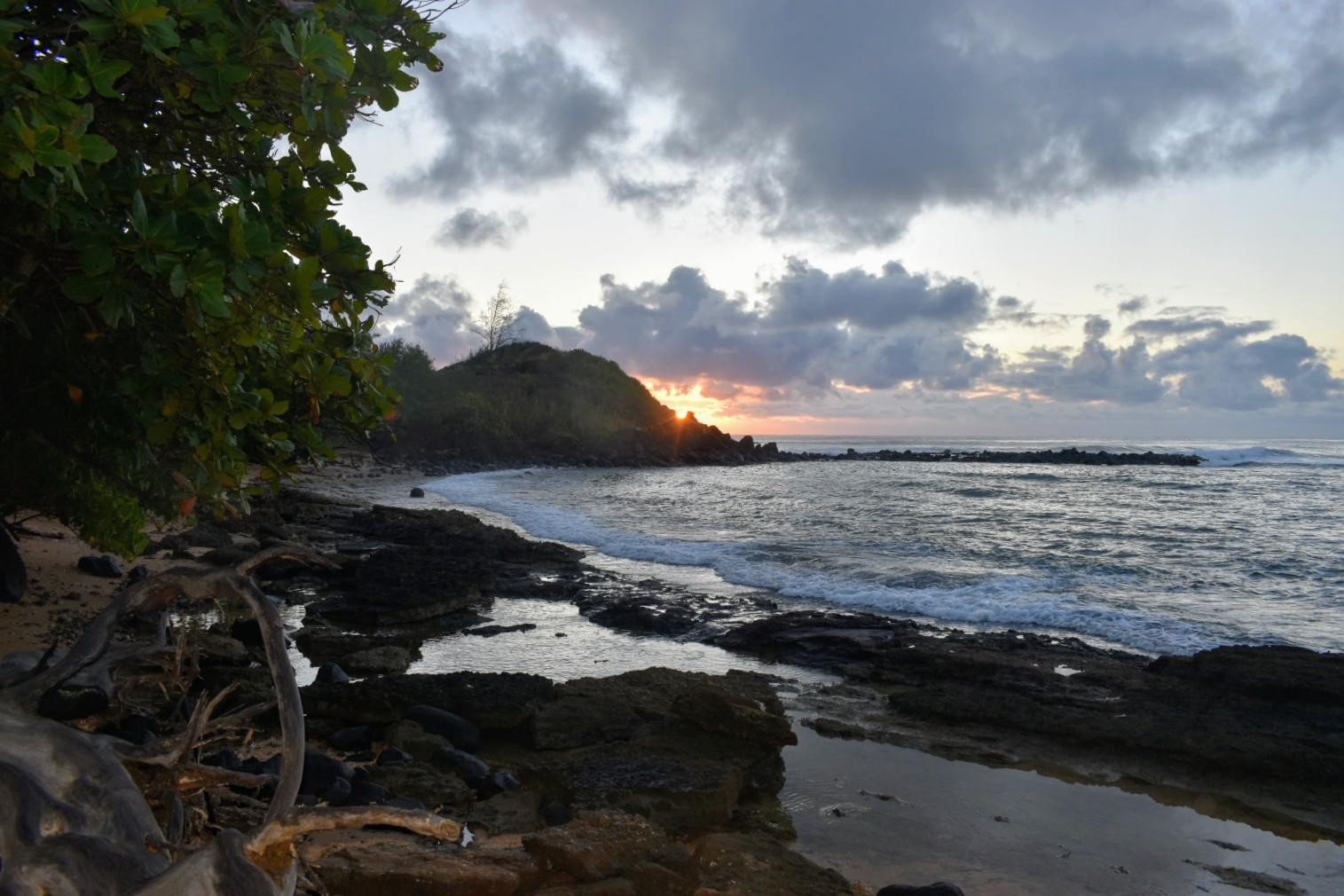 Another incredible beach to watch the sunrise I found while backpacking