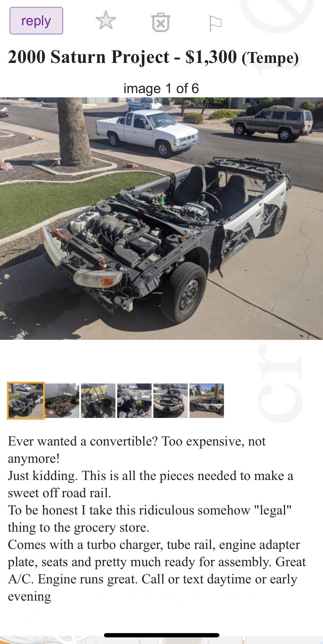 Craigslist never disappoints r/Shitty_Car_Mods