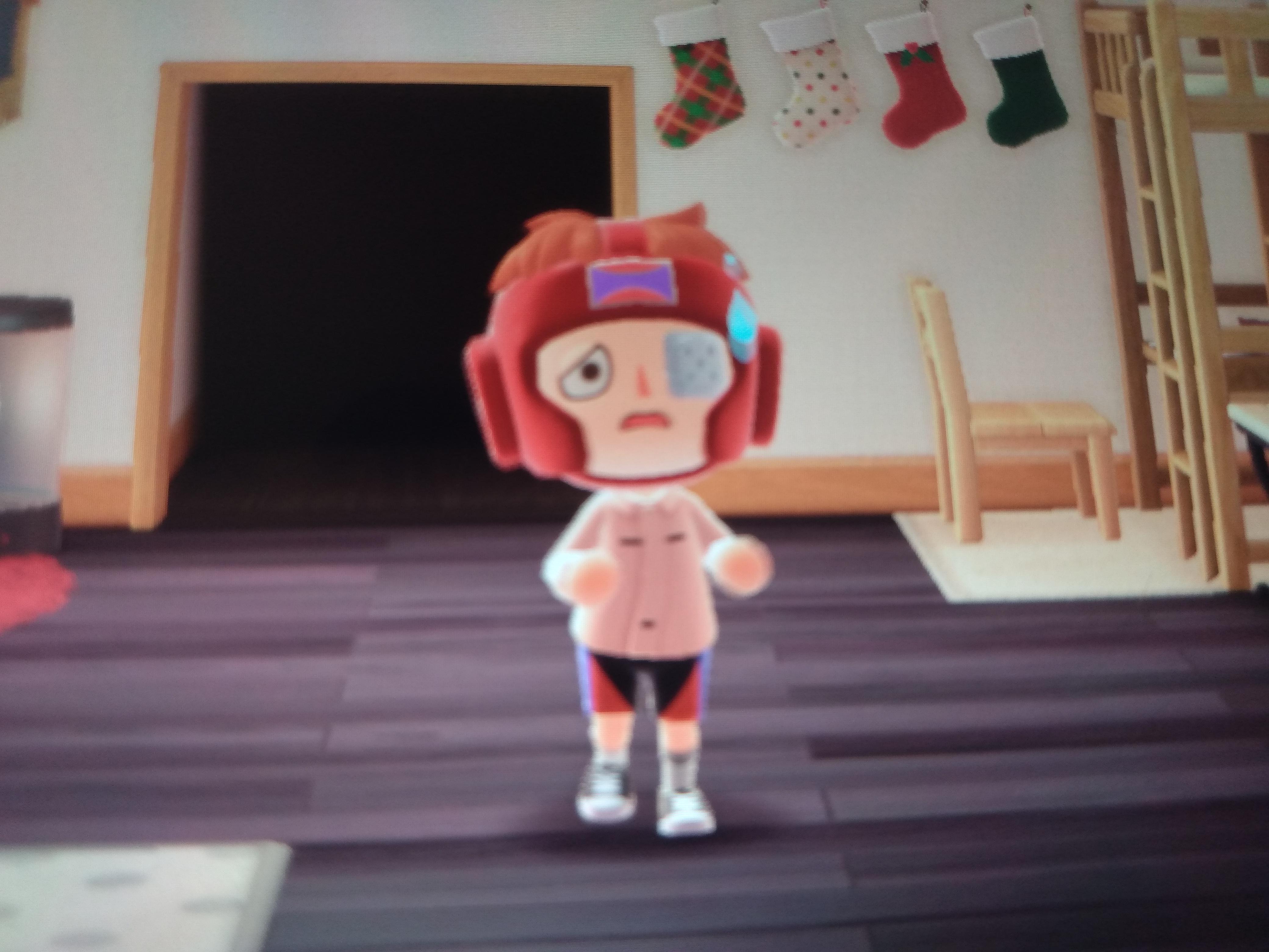 I made Glass Joe in ACNH r/punchout