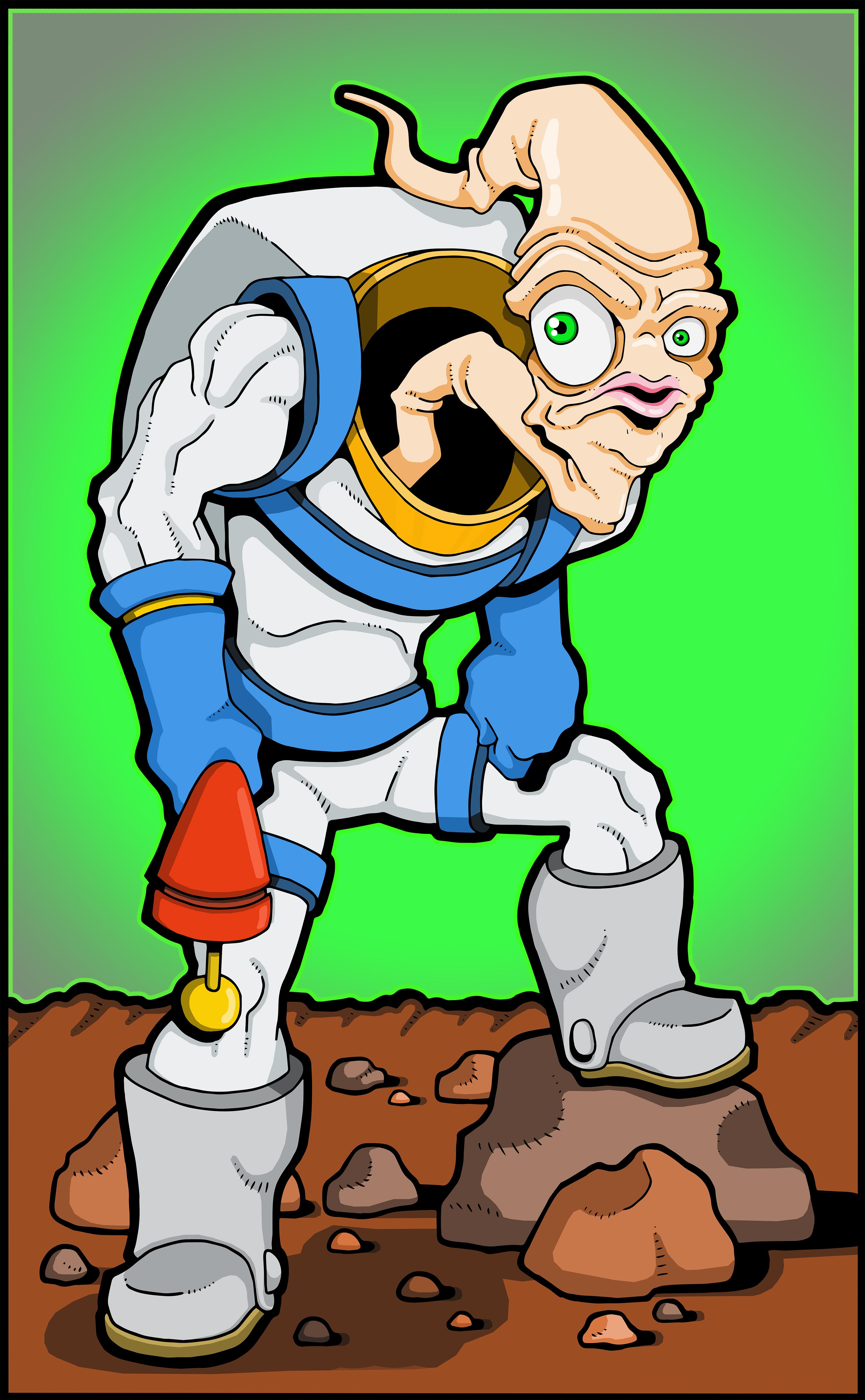 Drew Earthworm Jim recently (fan art) gaming