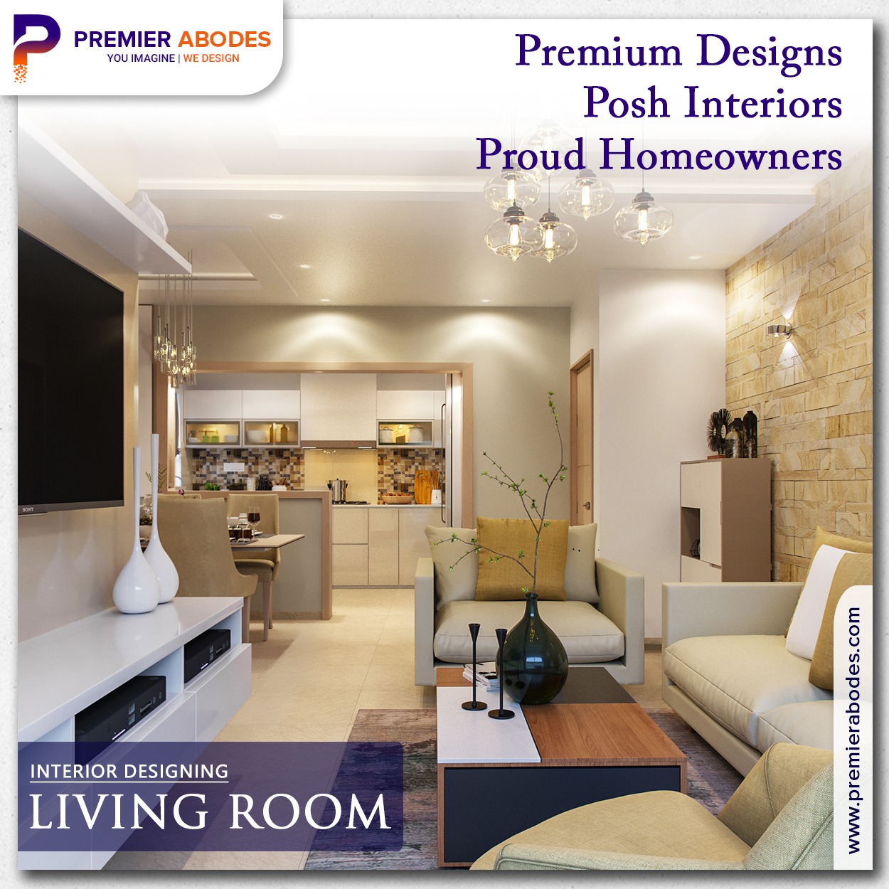 Living Room Interior Designs in Bangalore Premier Abodes