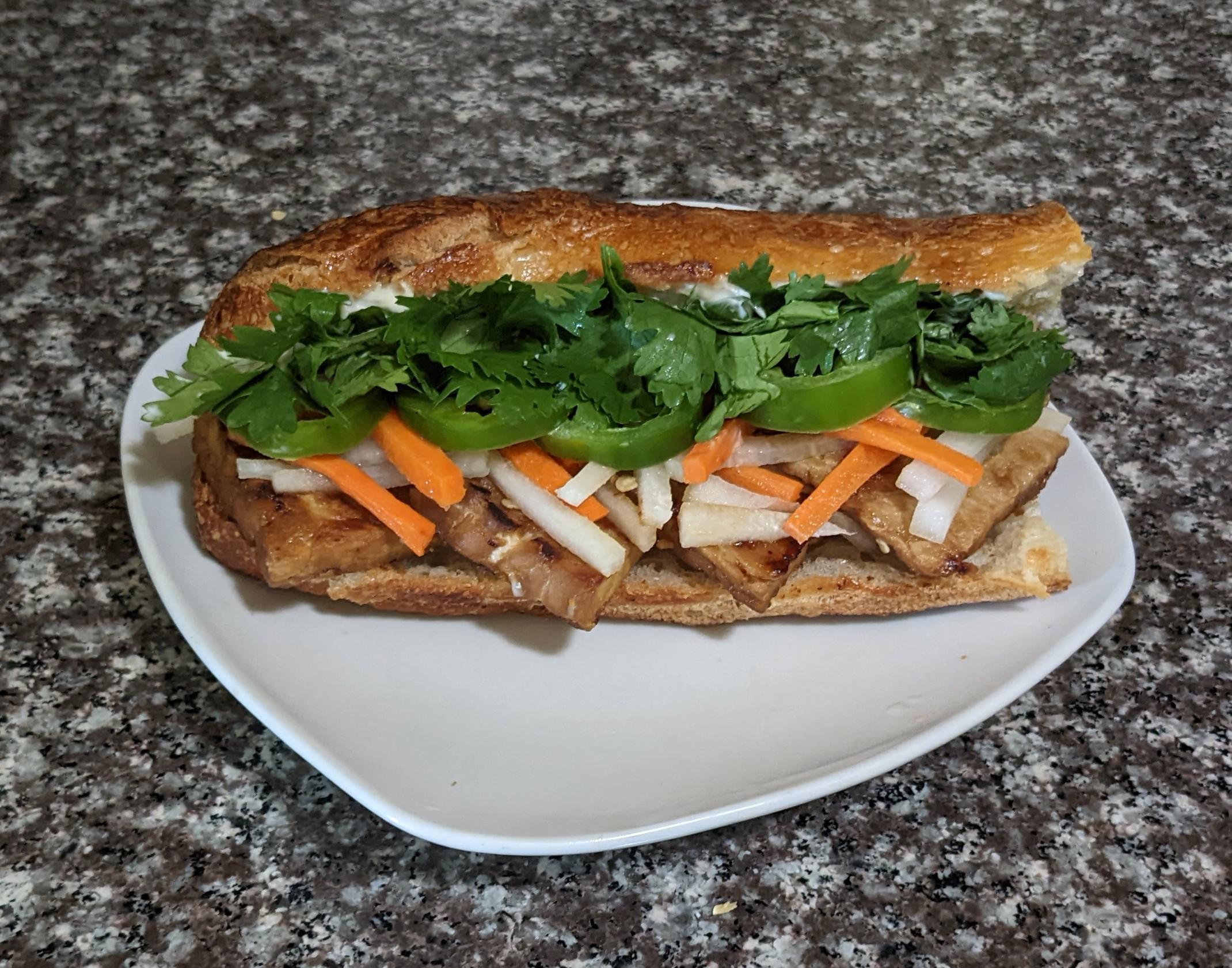 Tempeh Banh Mi r/vegetarian