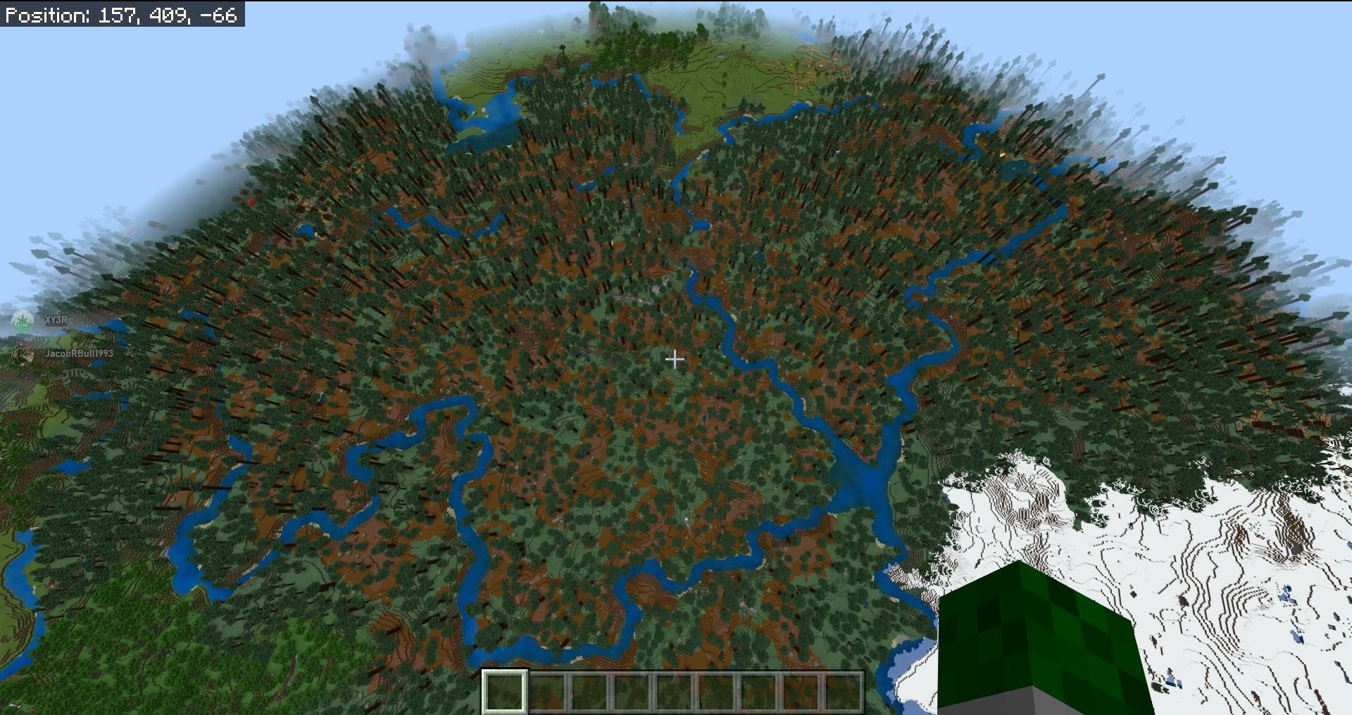 [BEDROCK] Mega Taiga Biome at spawn (Seed = 1574440258) r/minecraftseeds