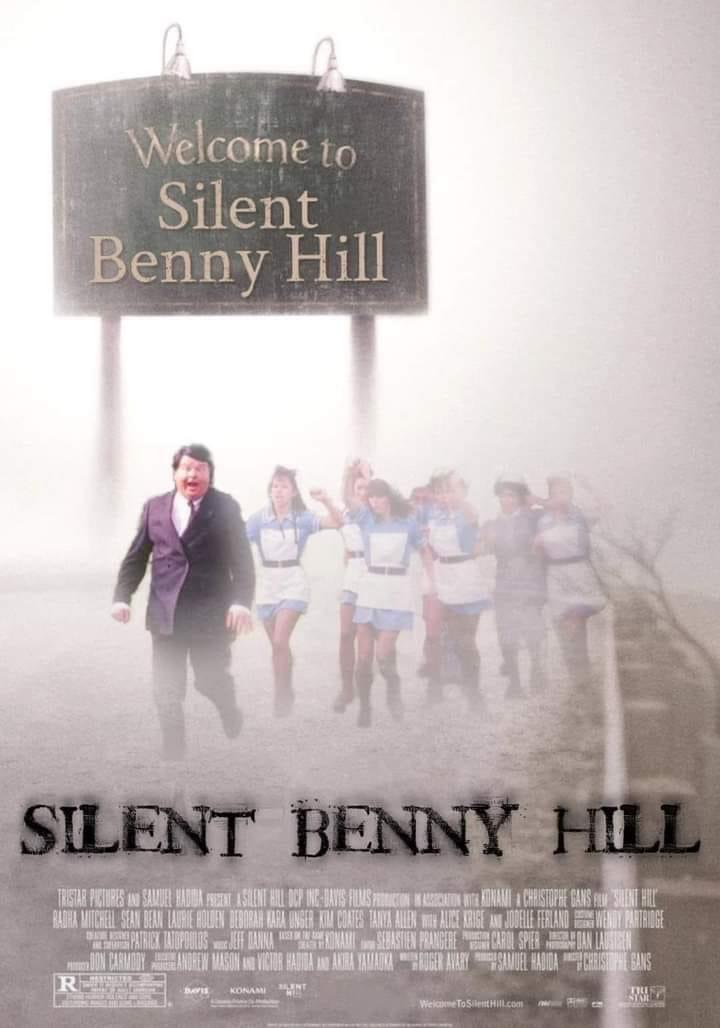 The faint sound of Yakety Sax in the distance begins to grow louder