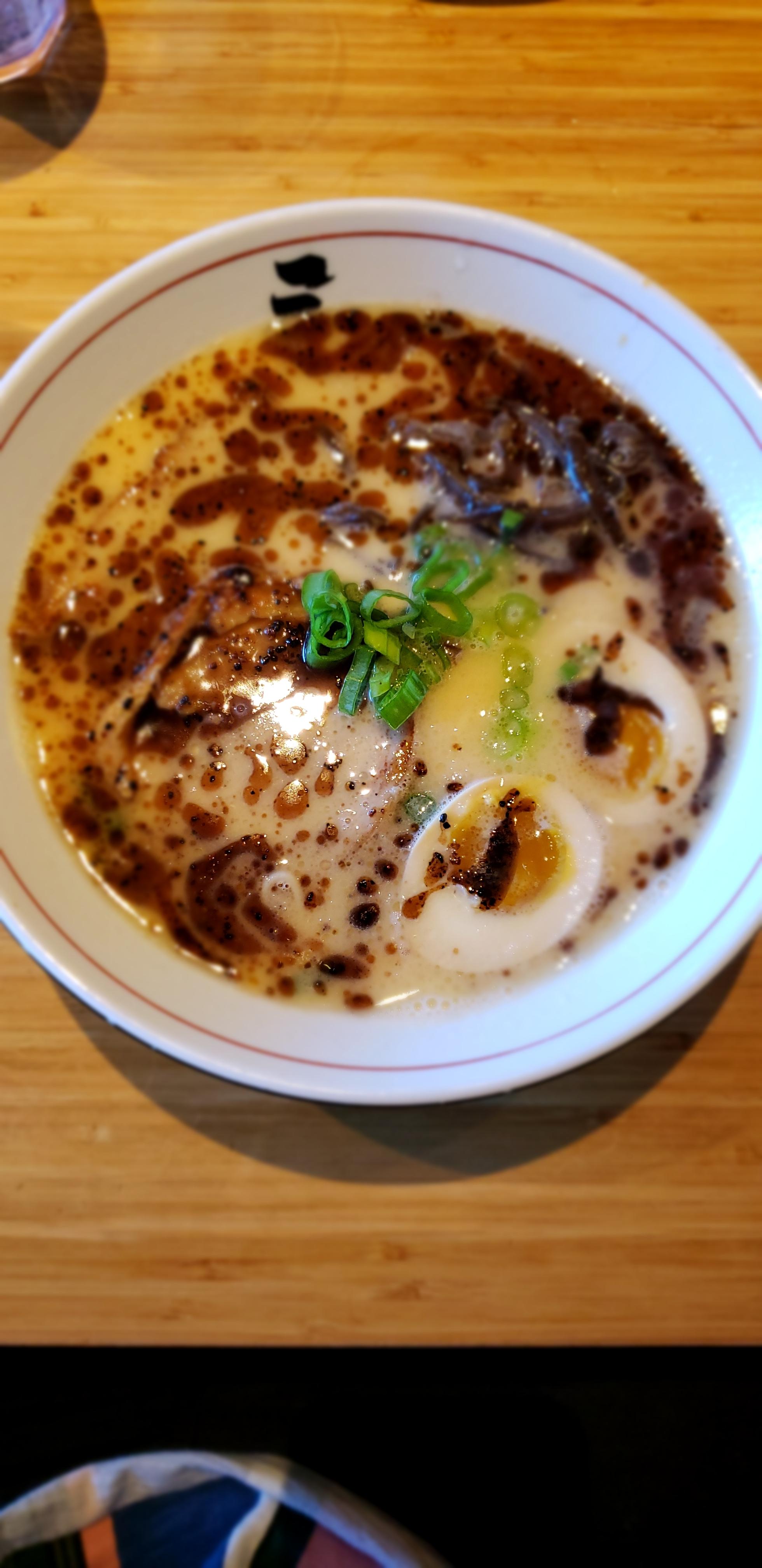 Black Tonkotsu Ramen from Sansotei Ramen r/ramen