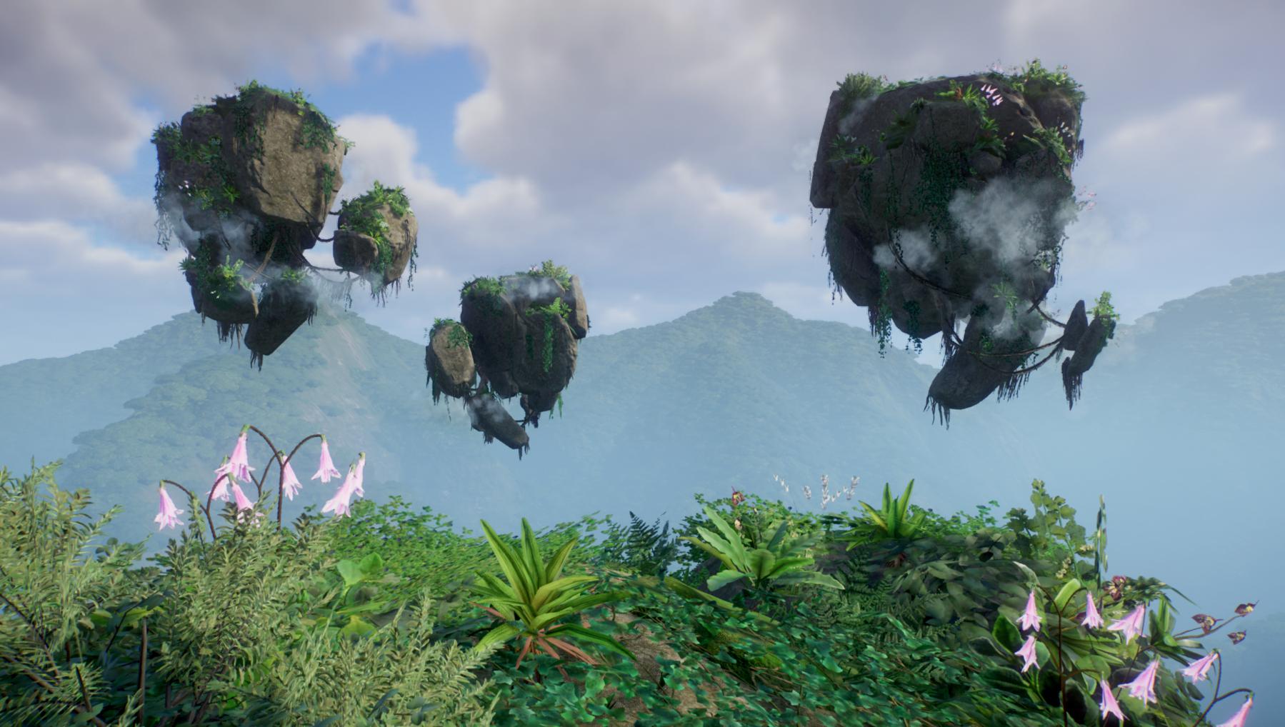 I made some Hallelujah Mountains from Avatar! link in comments