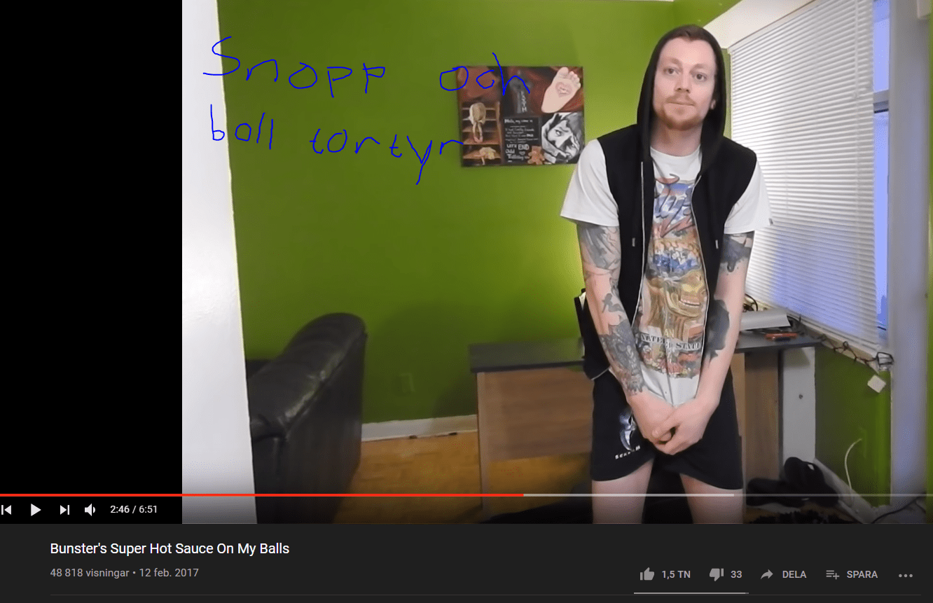 JSIL(JAG SKA INTE LJUGA) HAN HAR SMÄRTA I UNDERLIVET okpolarncp