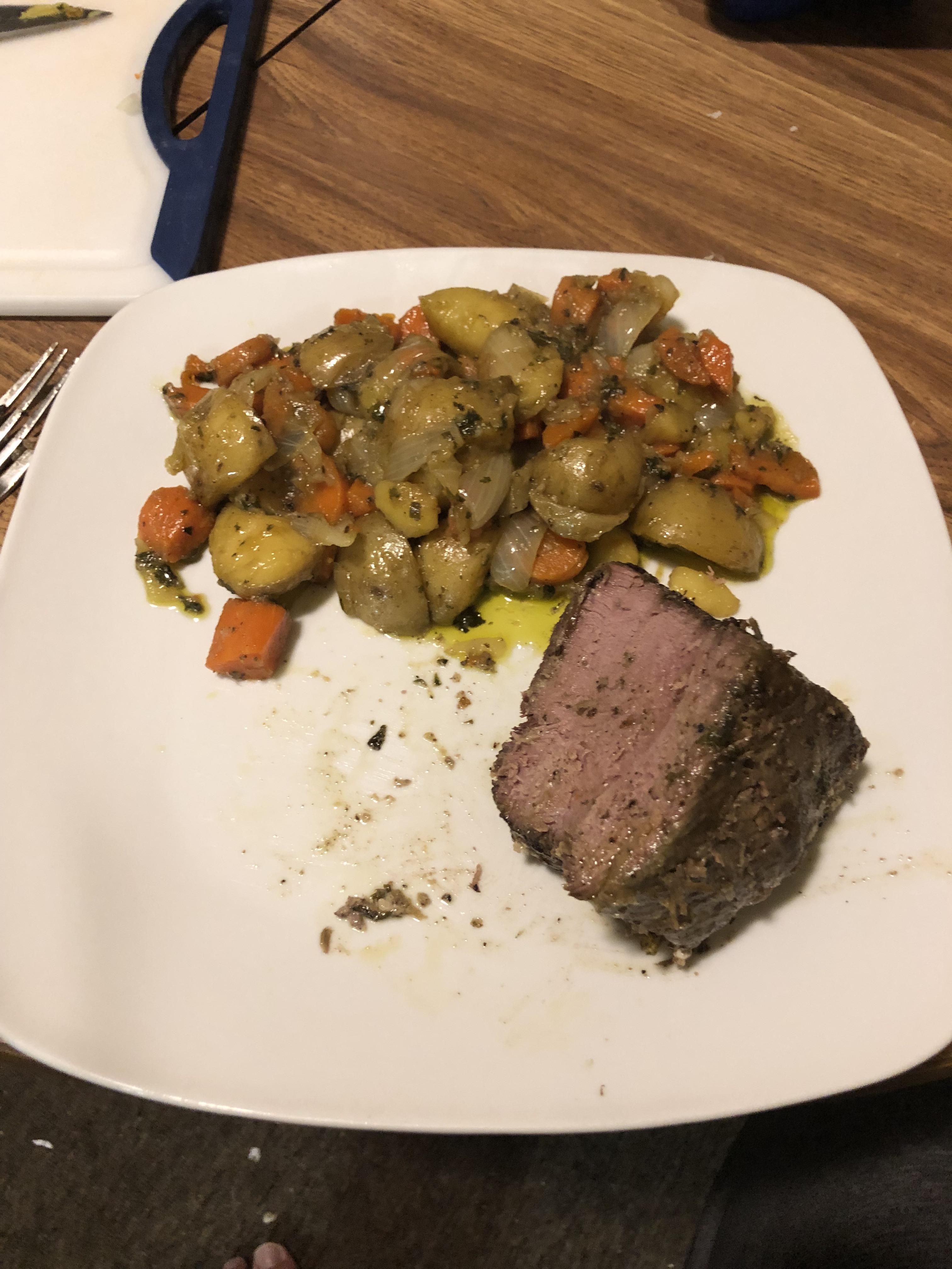 24 HR sous vide of beef chuck roast. Seared with mayo and bacon grease