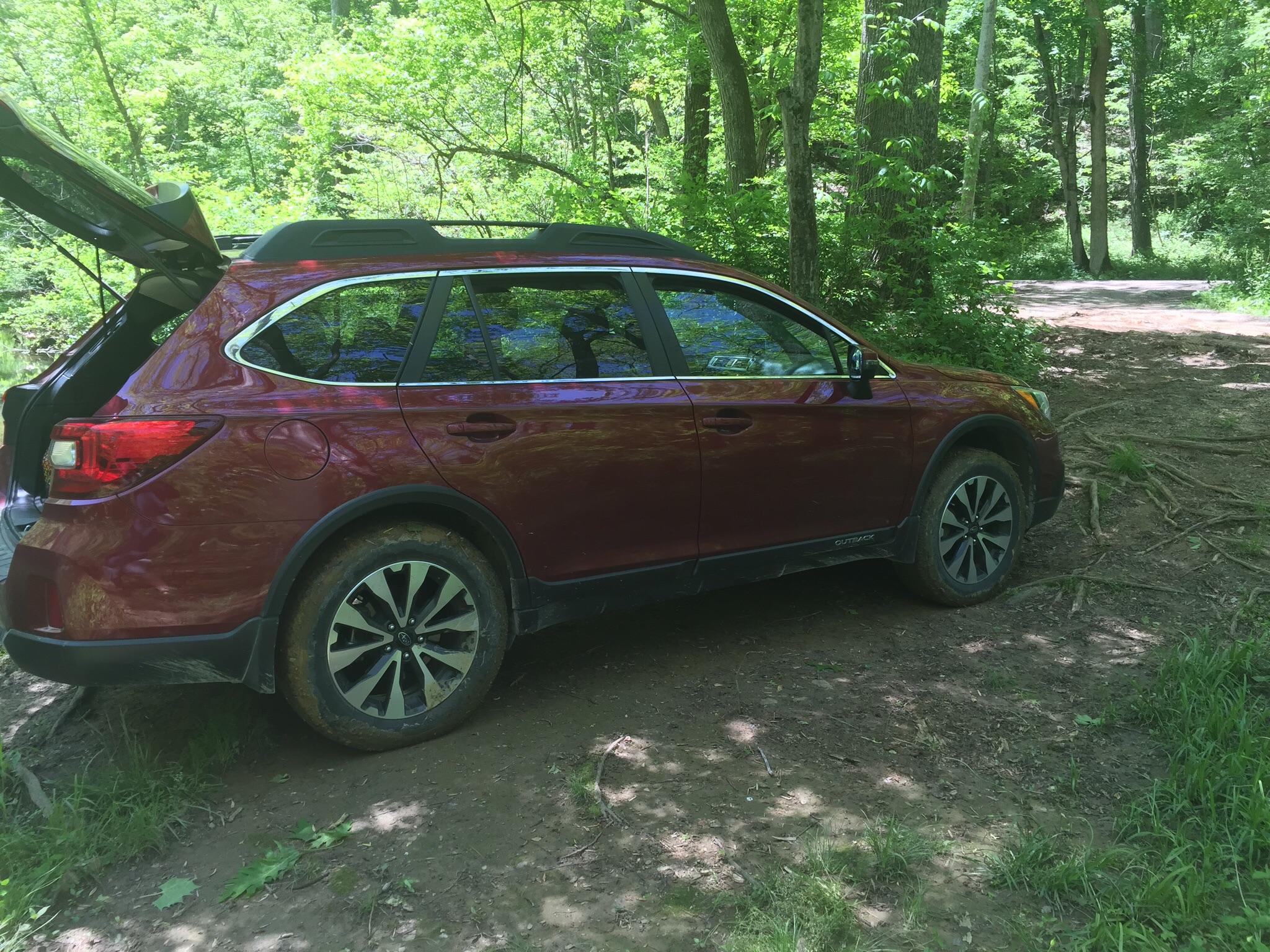 Anyone else enjoy fishing out of their Outback? r/Subaru_Outback