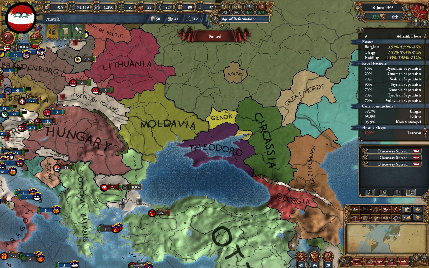 The hardest of choices require the strongest of wills. eu4