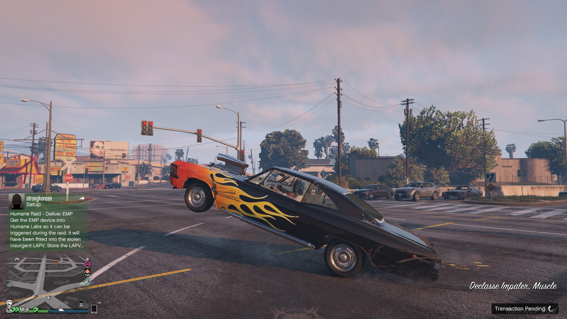 Gta 5 Muscle Car Wheelie