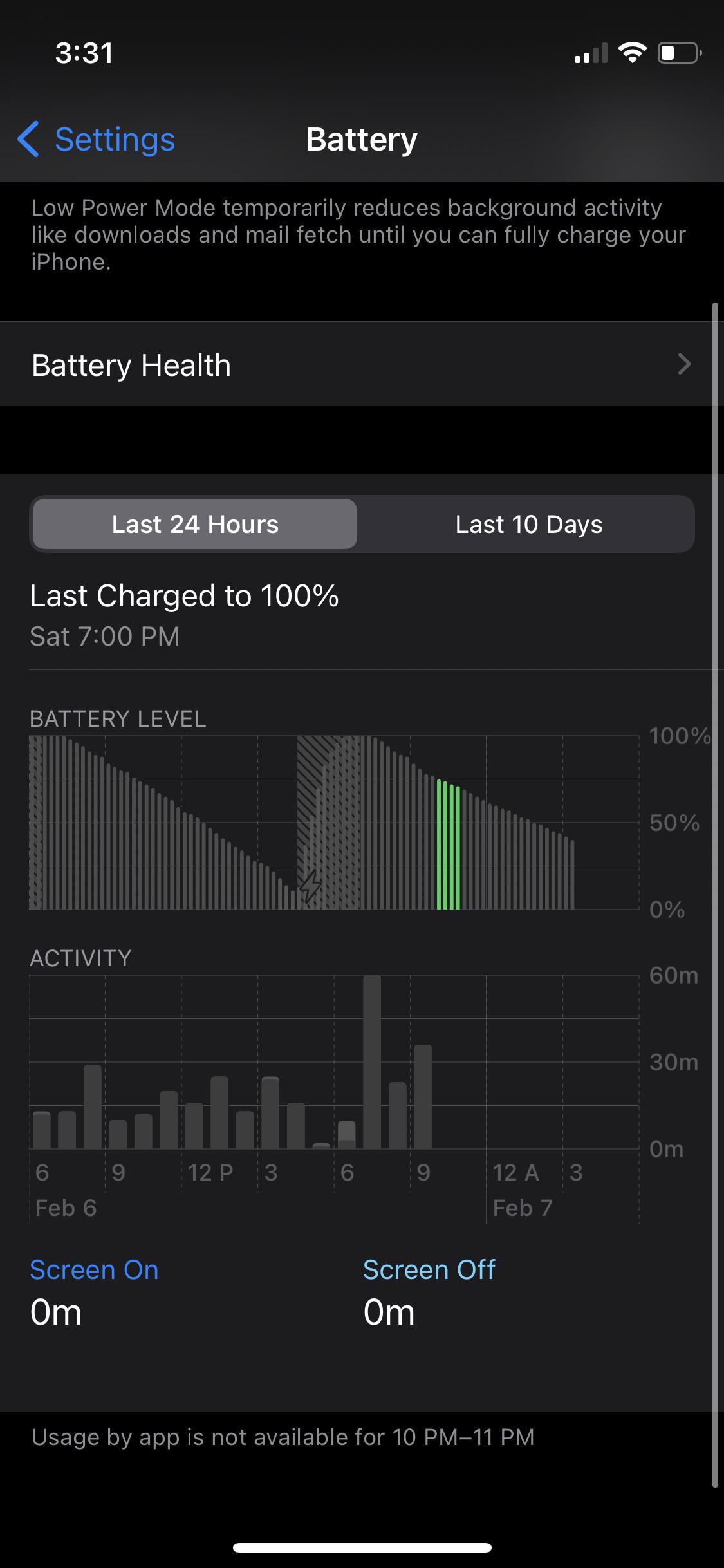 Large battery drain overnight / r/iPhone12Mini