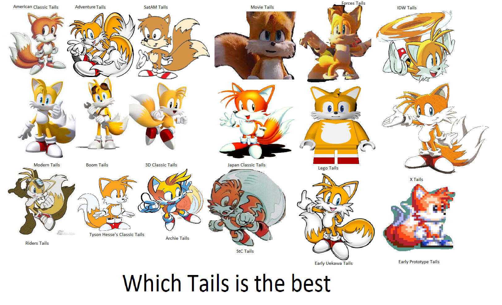 We need to decide again. Which Tails is the best Tails? r