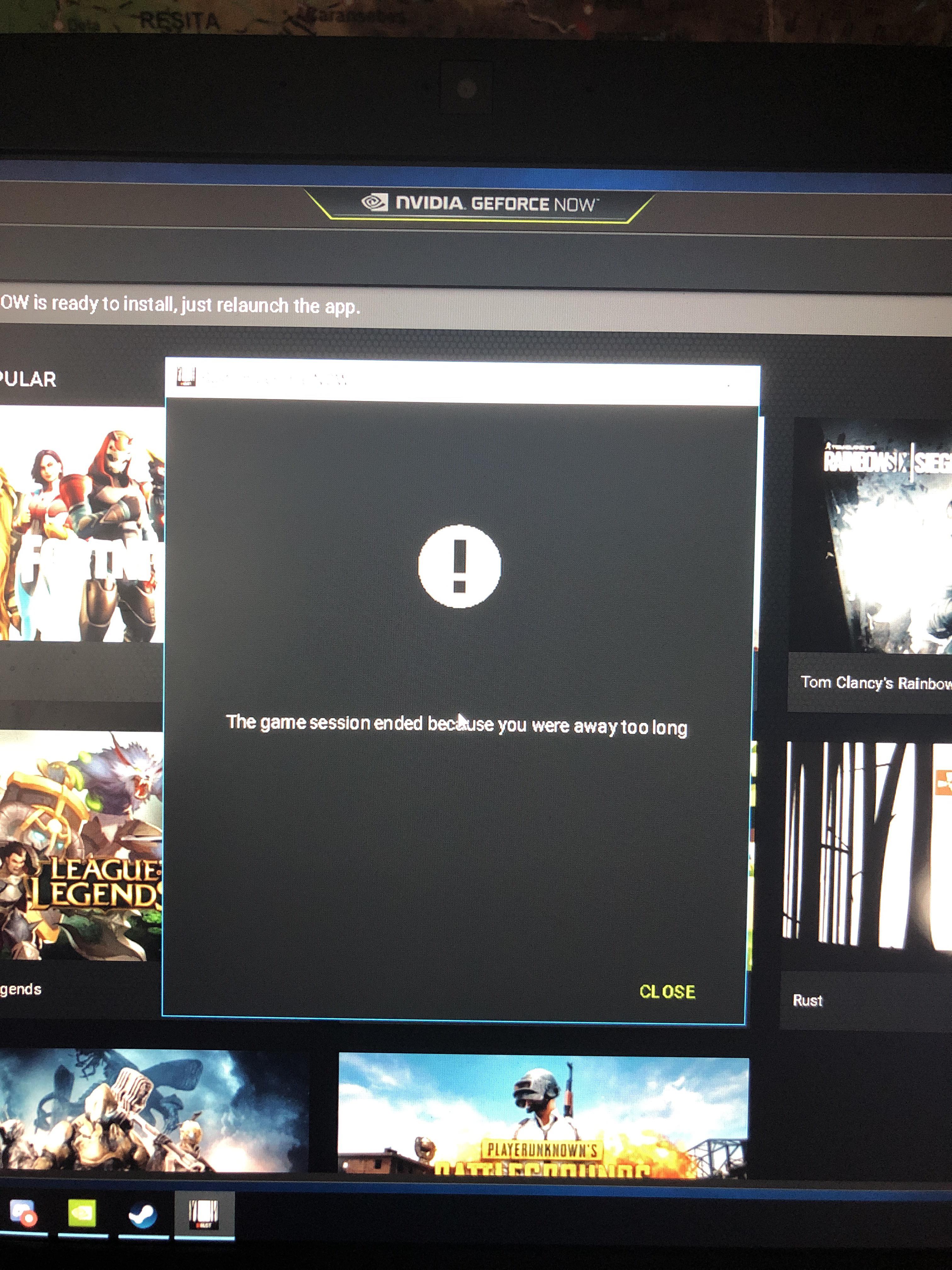 Any ideas how to fix this? I got GeForce Now but can t play Rust as it