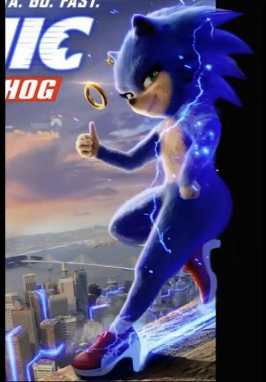 Sonic Movie Meme Girl