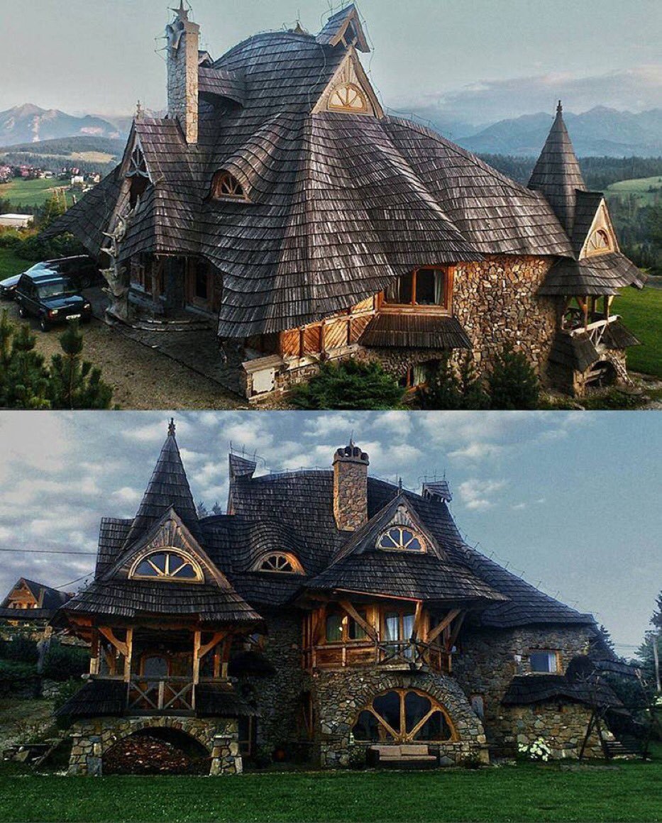 This witch house in Poland reminds me of something out of a Dr Seuss
