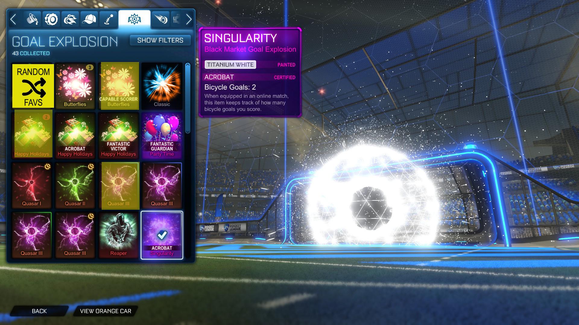 [2019] SUGGESTION Be able to mark 'favorite' goal explosions and then