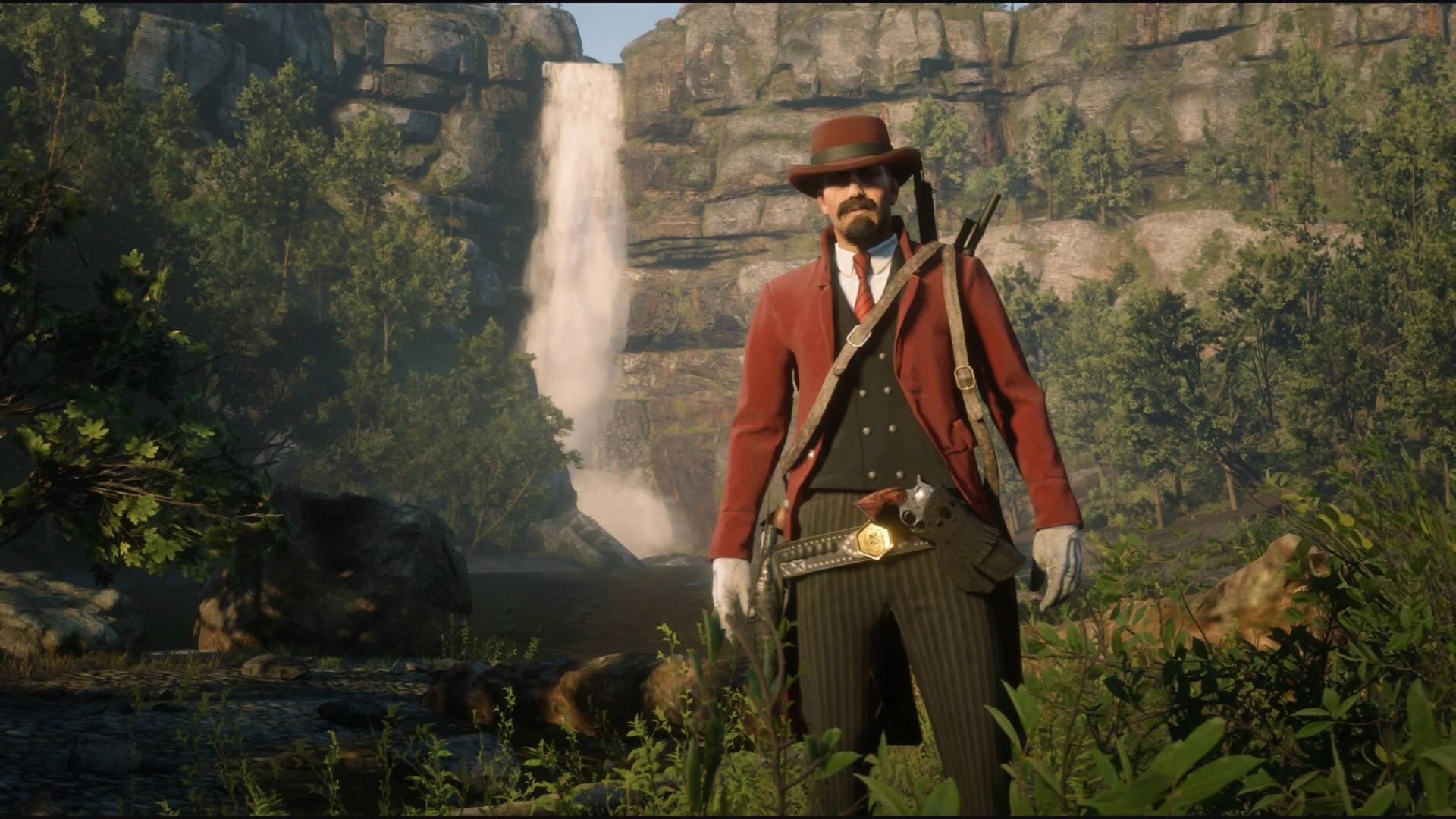 My rdr2 character. straight out of the San Denis tailor. r