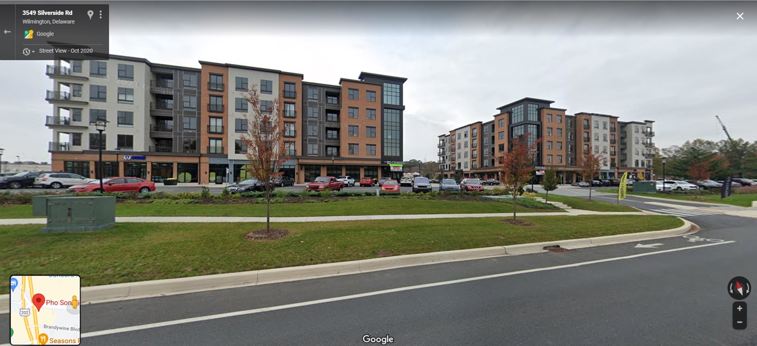 Nice apartments for a city, but really awkward when located just off a