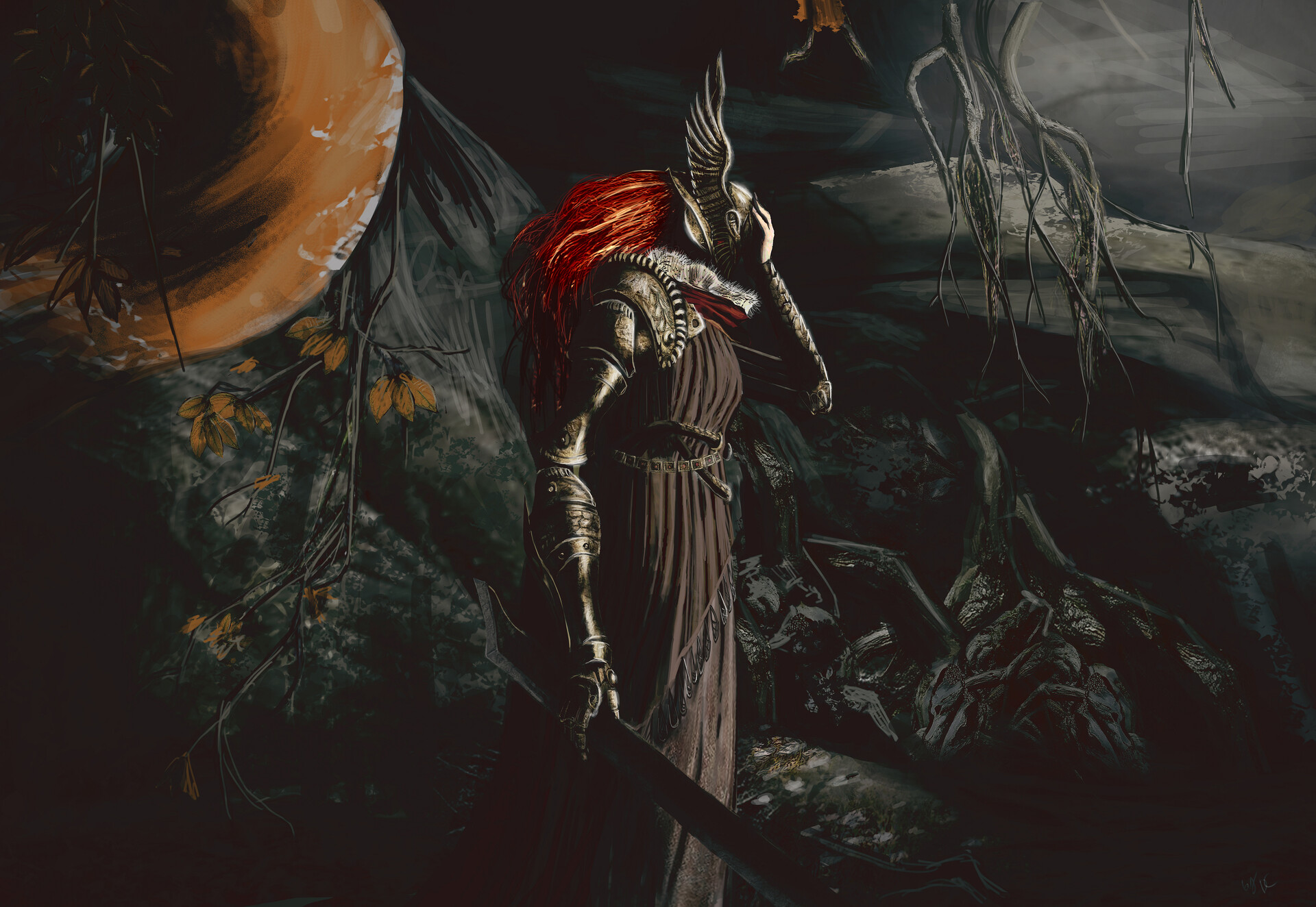 Elden Ring Valkyrie by Dylan Cameron r/ImaginaryDarkSouls