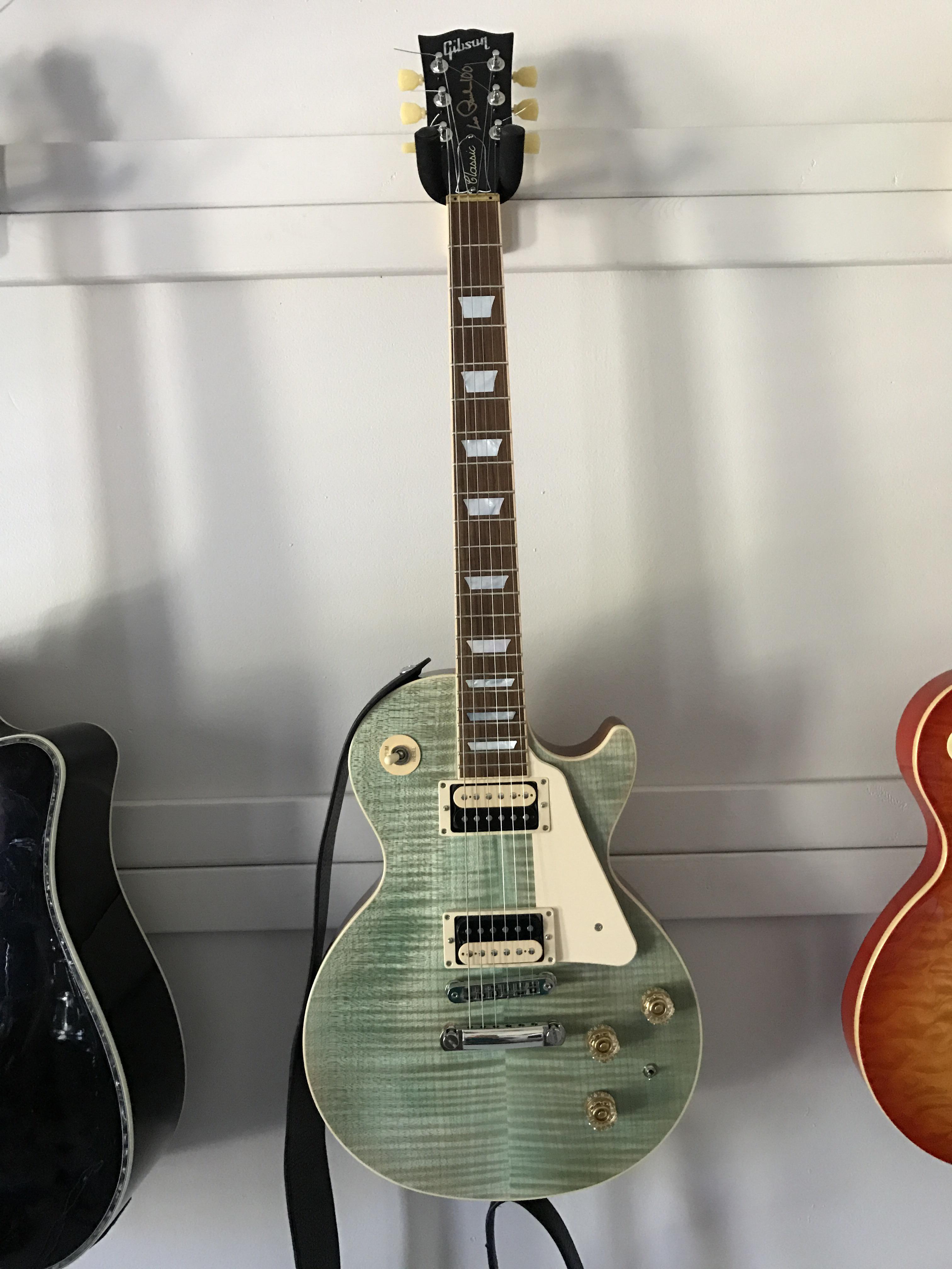 2015 Gibson Les Paul Classic Seafoam Green r/LesPaul