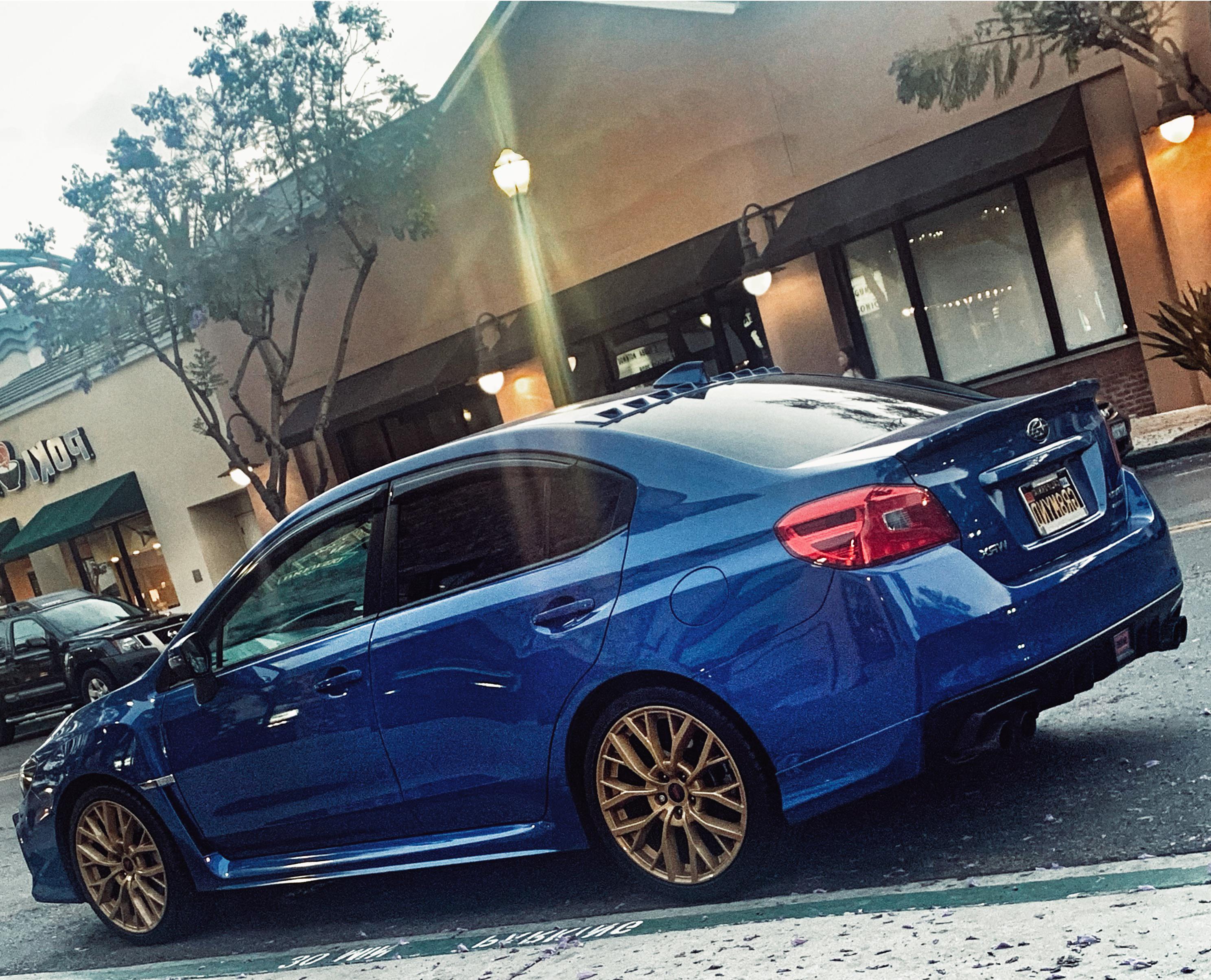 I have a 2020 WRX..I haven’t seen any other 2015+ WRX using an OEM Sti gold wheels WRX
