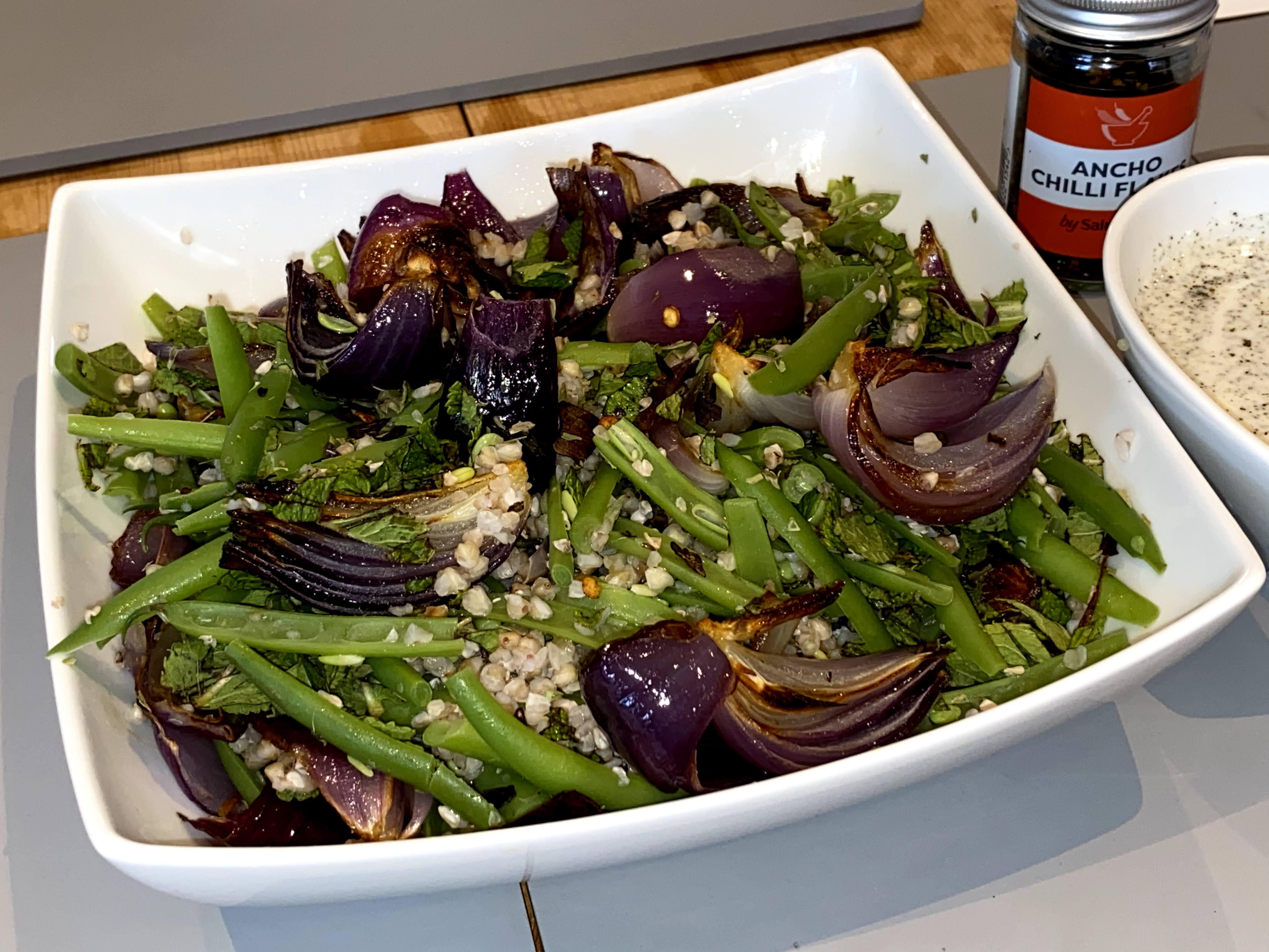 Buckwheat & French Bean Salad (Ottolenghi Simple Cook Book Recipe