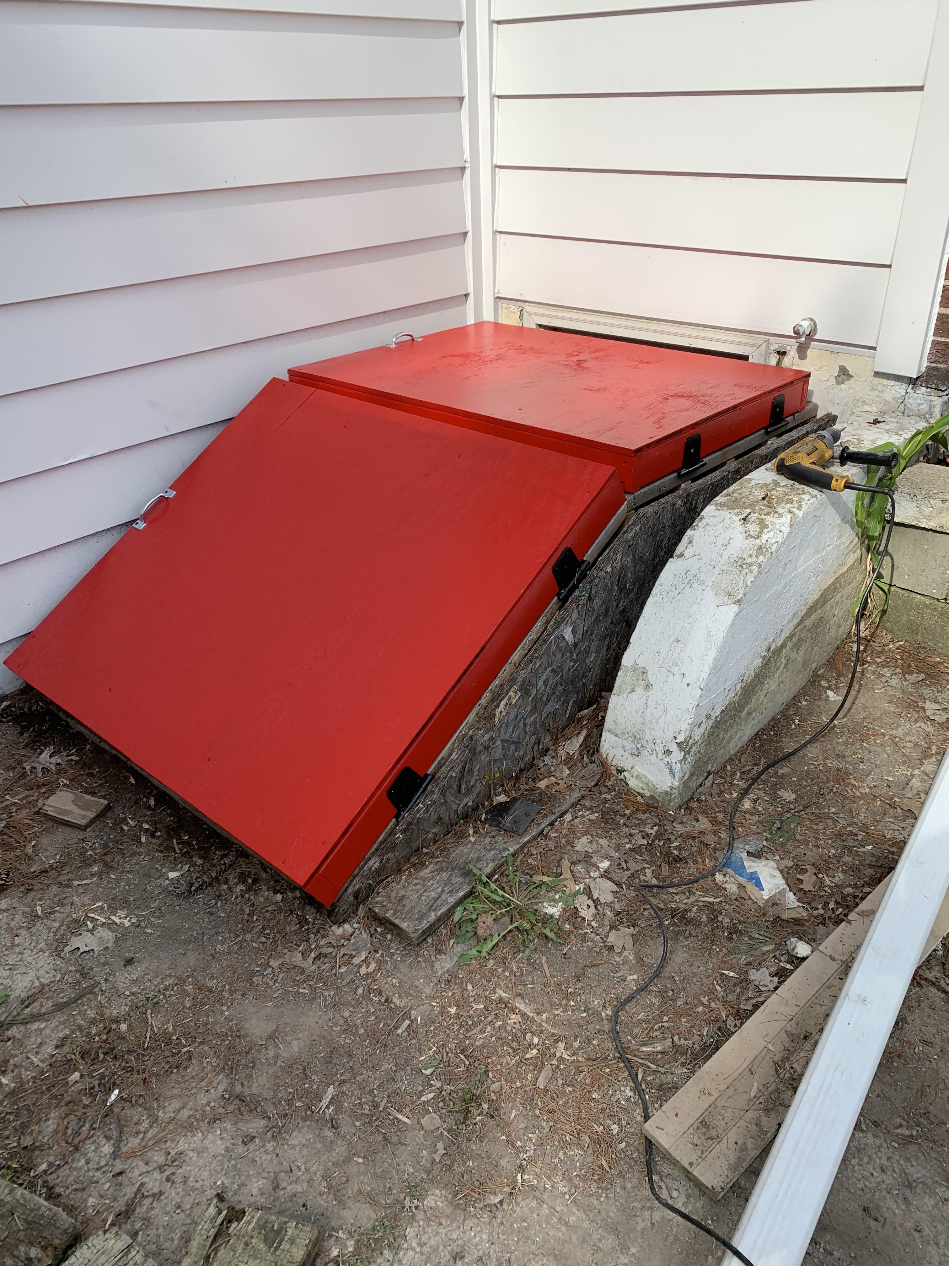 If ain’t much but still a fun project. Made new cellar doors for my