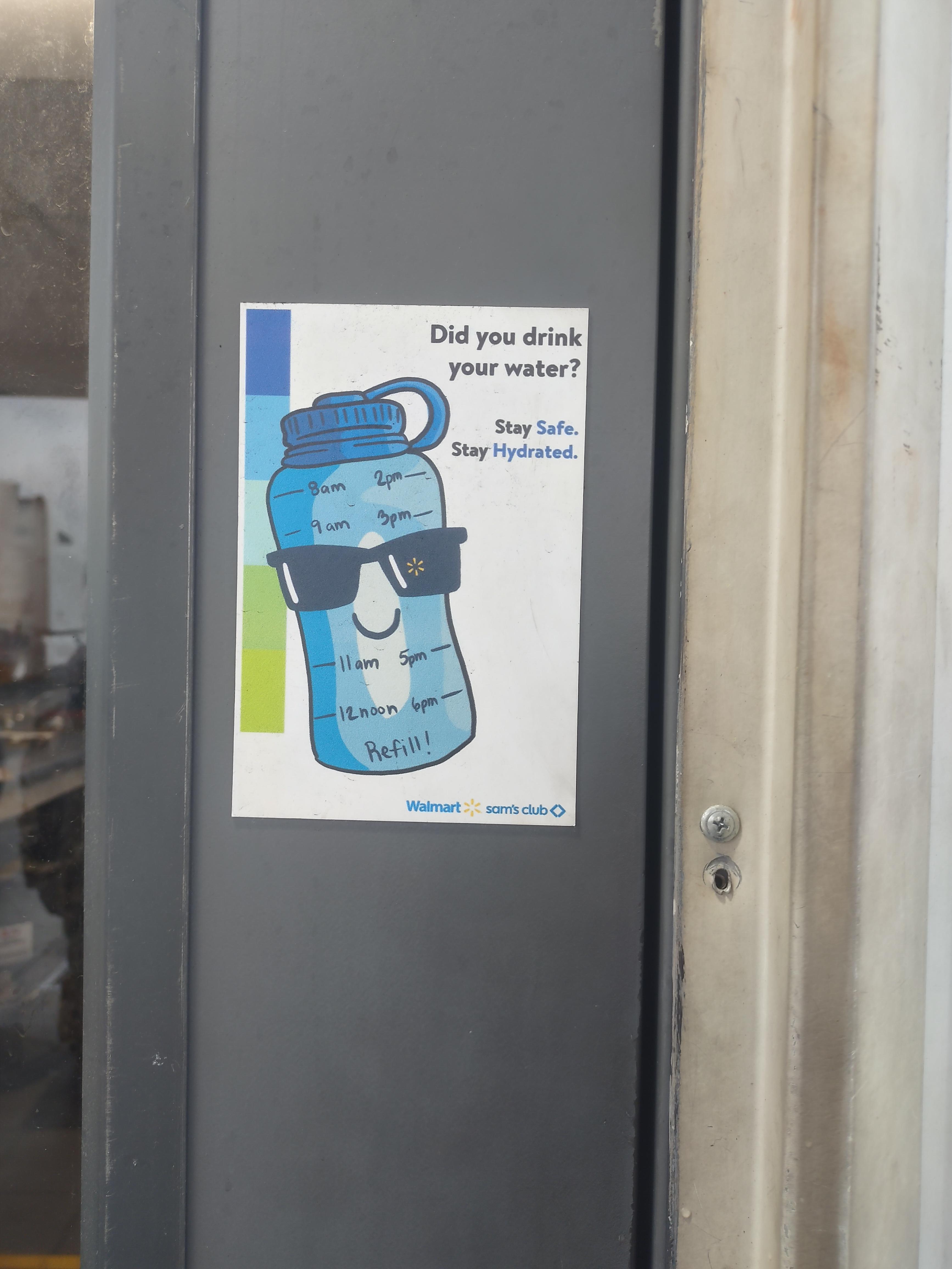 The door of the Walmart Distribution Center, Oppalika, Alabama how do