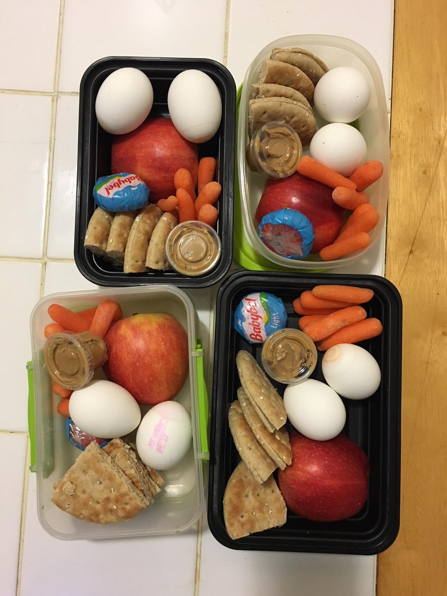 DIY Starbucks protein boxes! MealPrepSunday