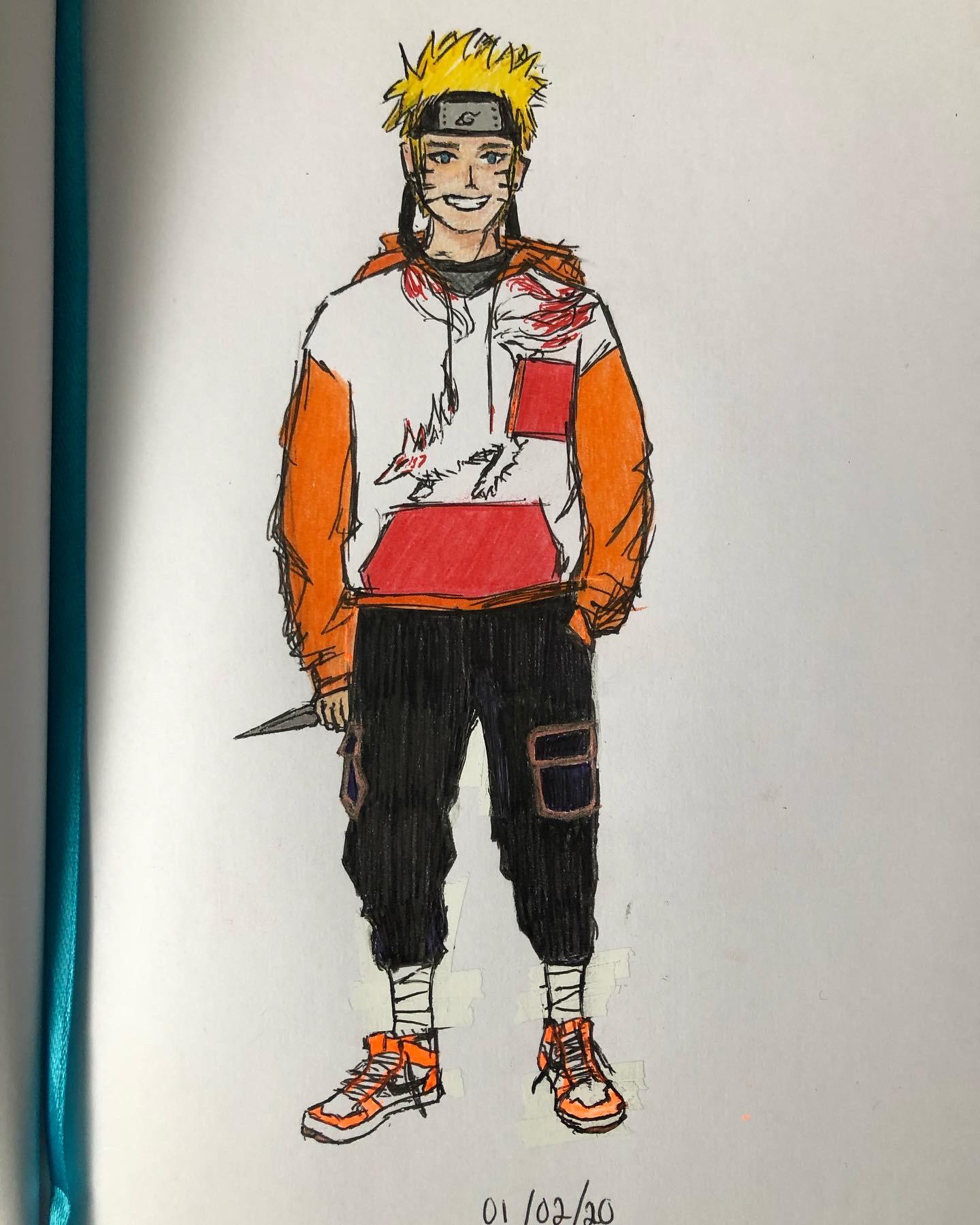 Naruto in modern street fashion! r/Naruto