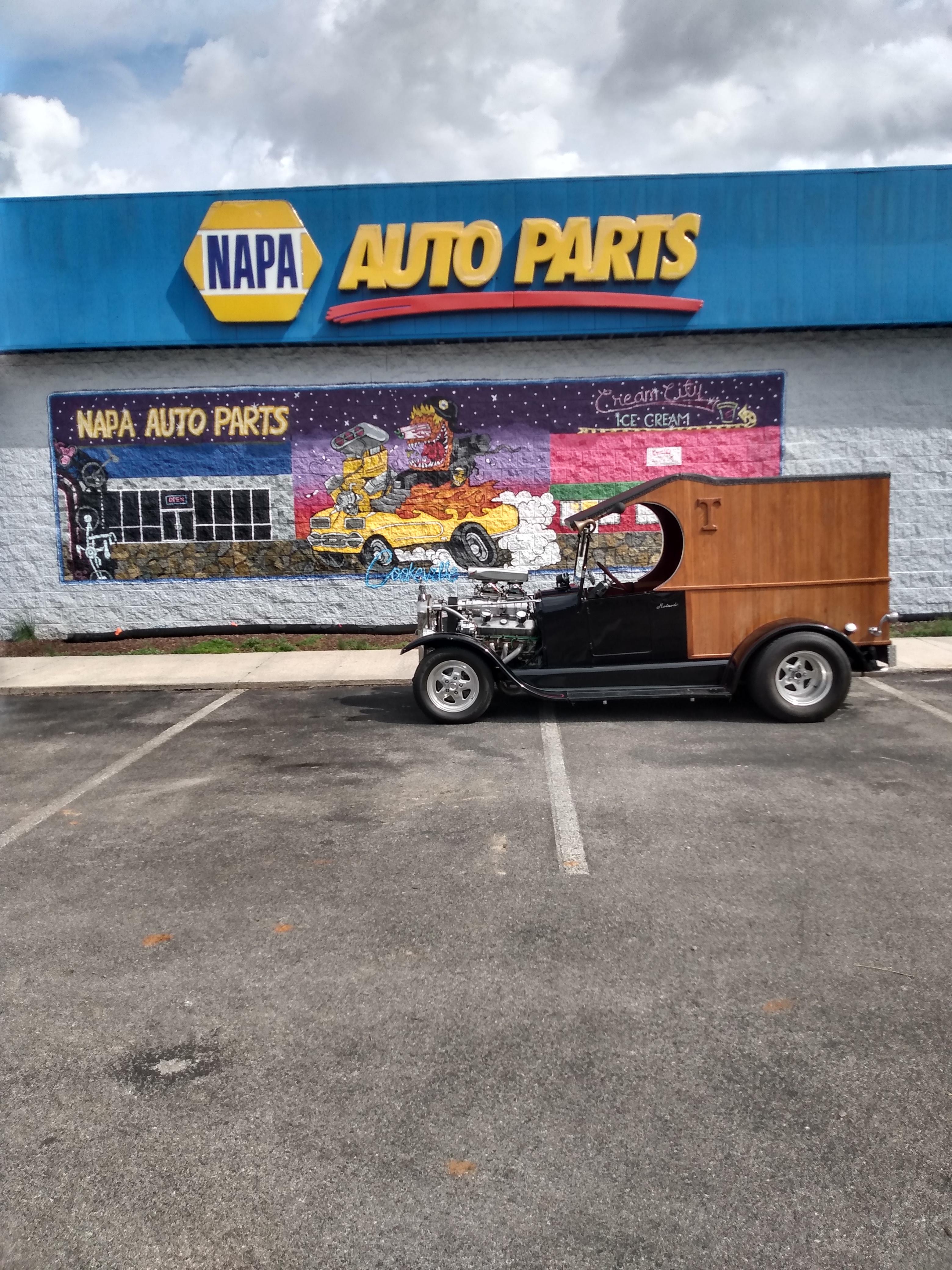 New Rat Fink mural at Napa Auto Parts r/cookeville