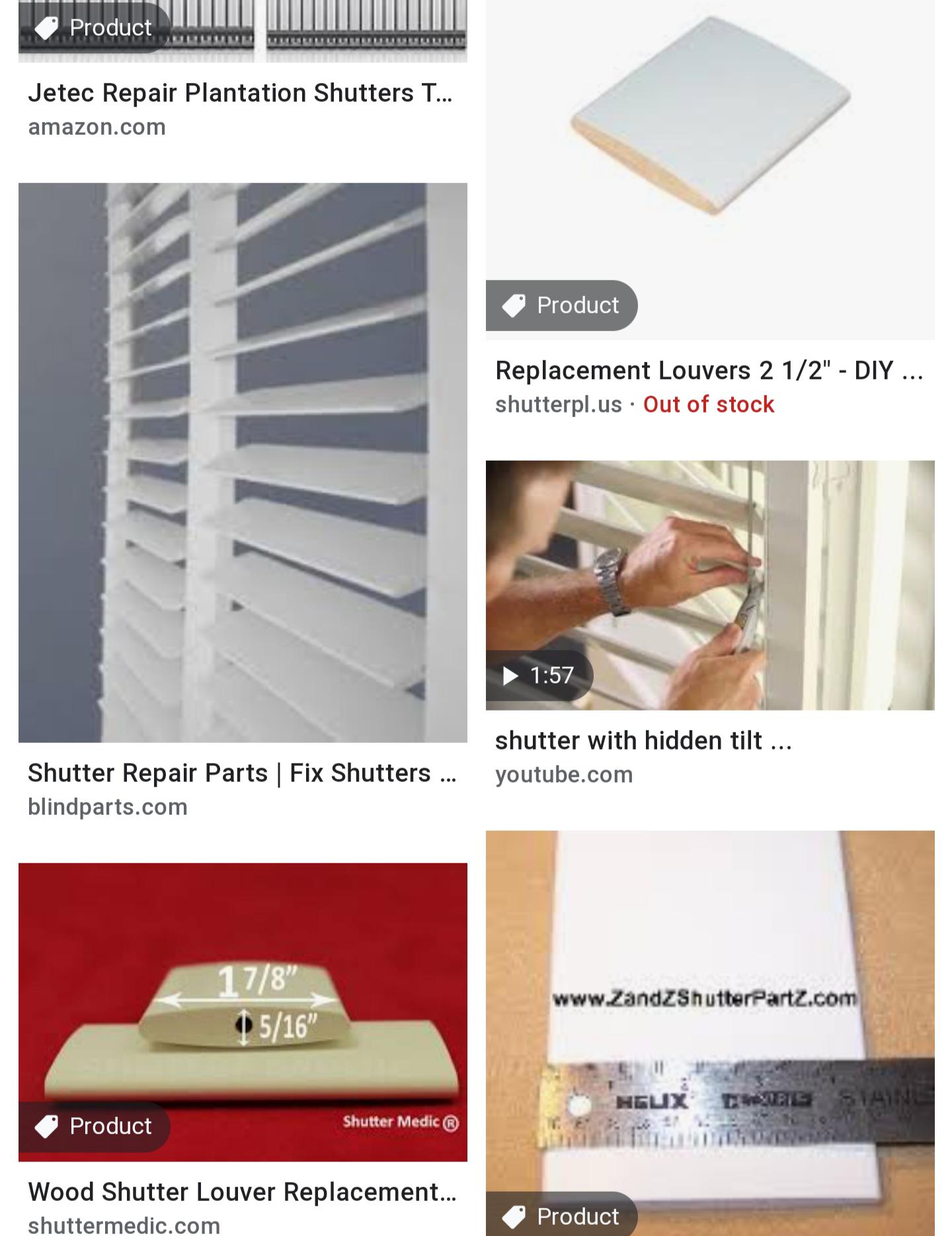 Louver* Pro window covering installer here. I couldn't help it. r