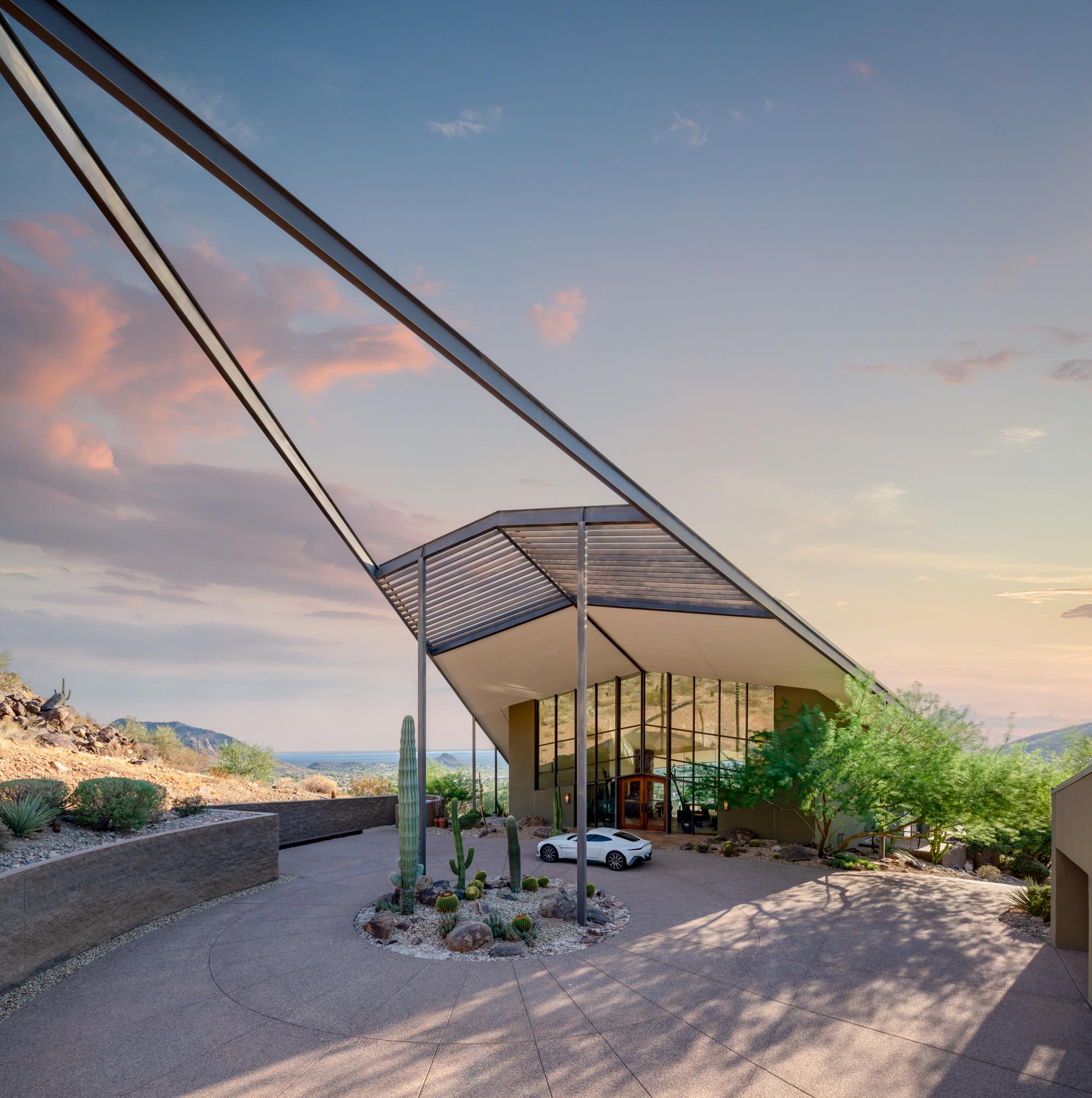 The Diamond House photographed yesterday in Scottsdale, AZ [building