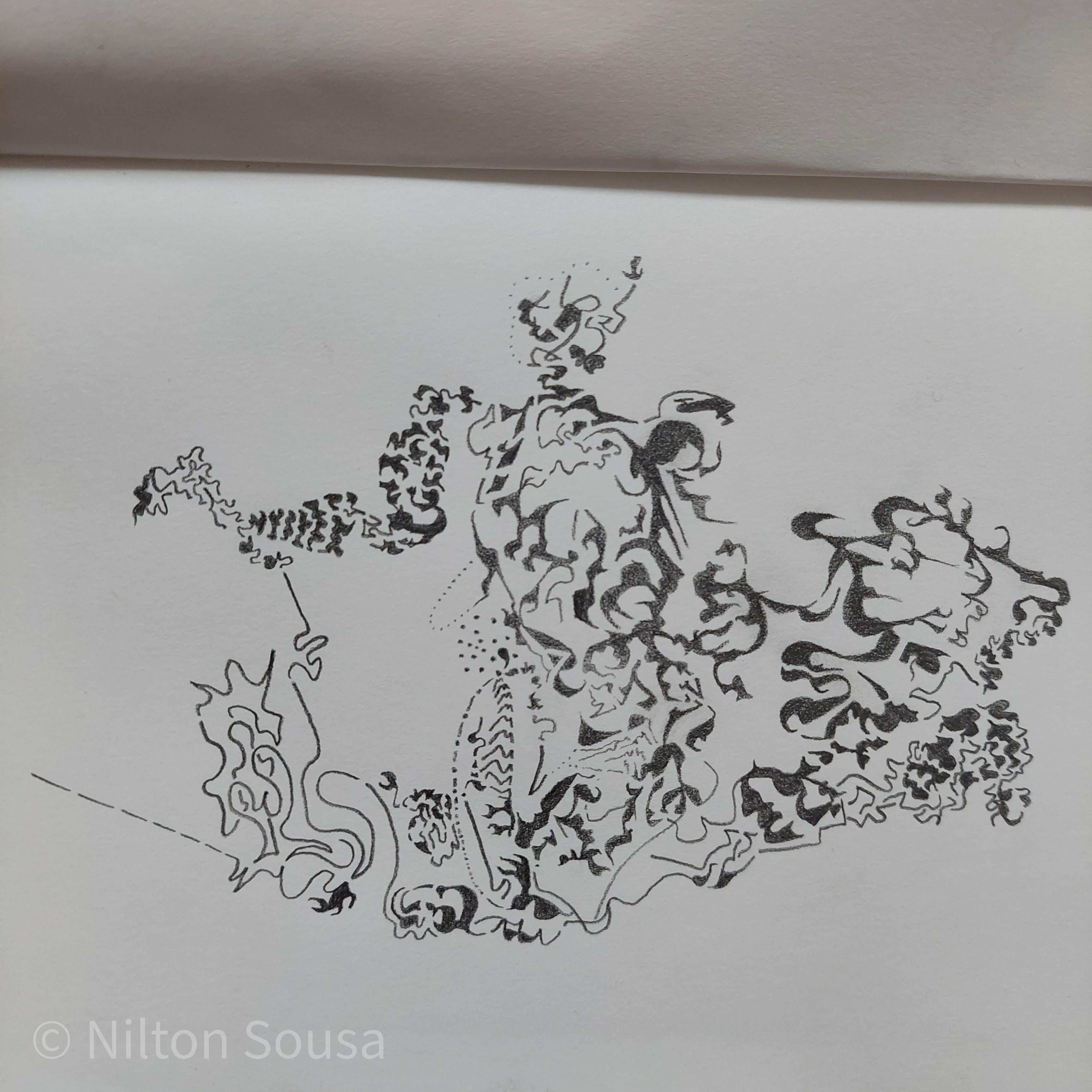 Automatic Drawing that I did last day. I called it "Pilot". Instagram