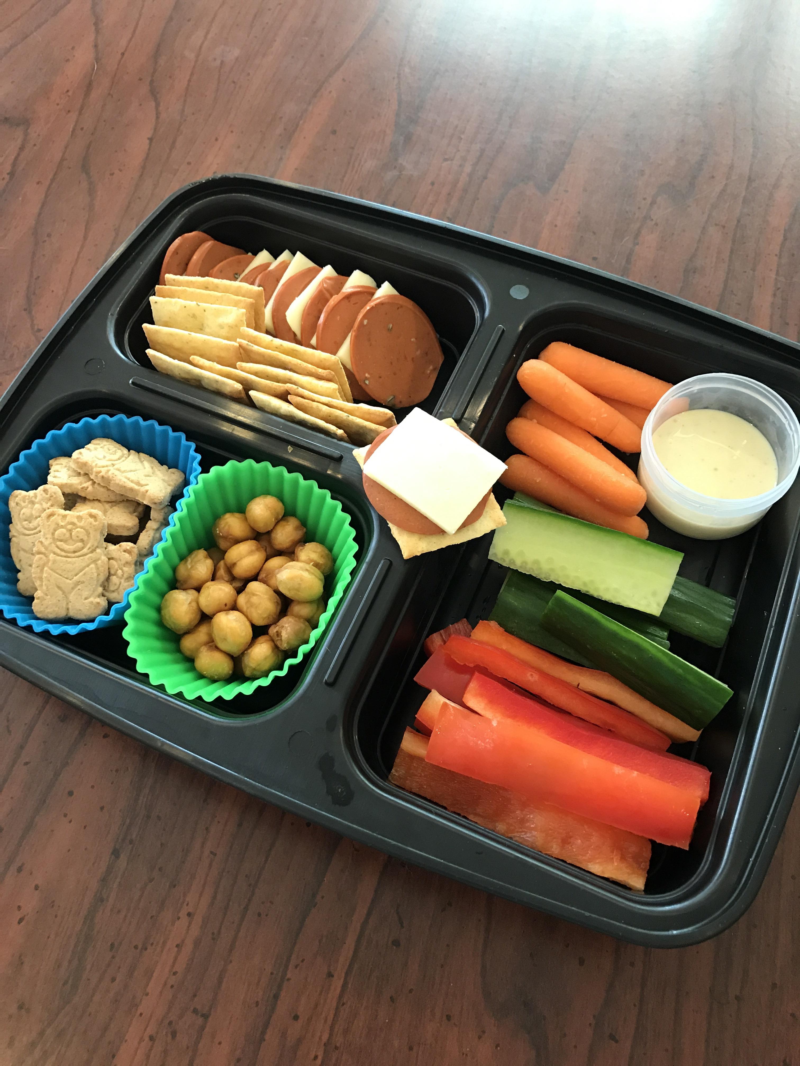 Someone requested a vegetarian version of the "Lunchable", here you go