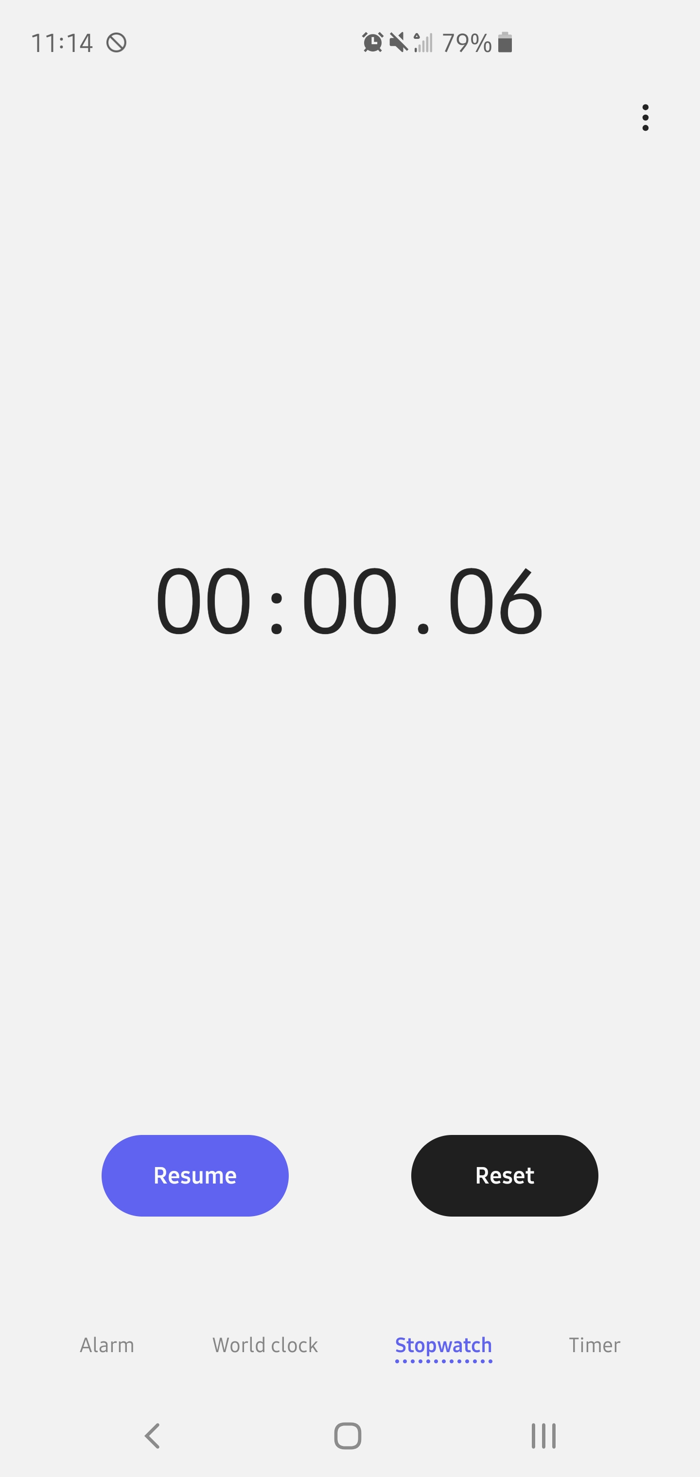 sometimes i try to see how quickly i can start and stop the timer on my