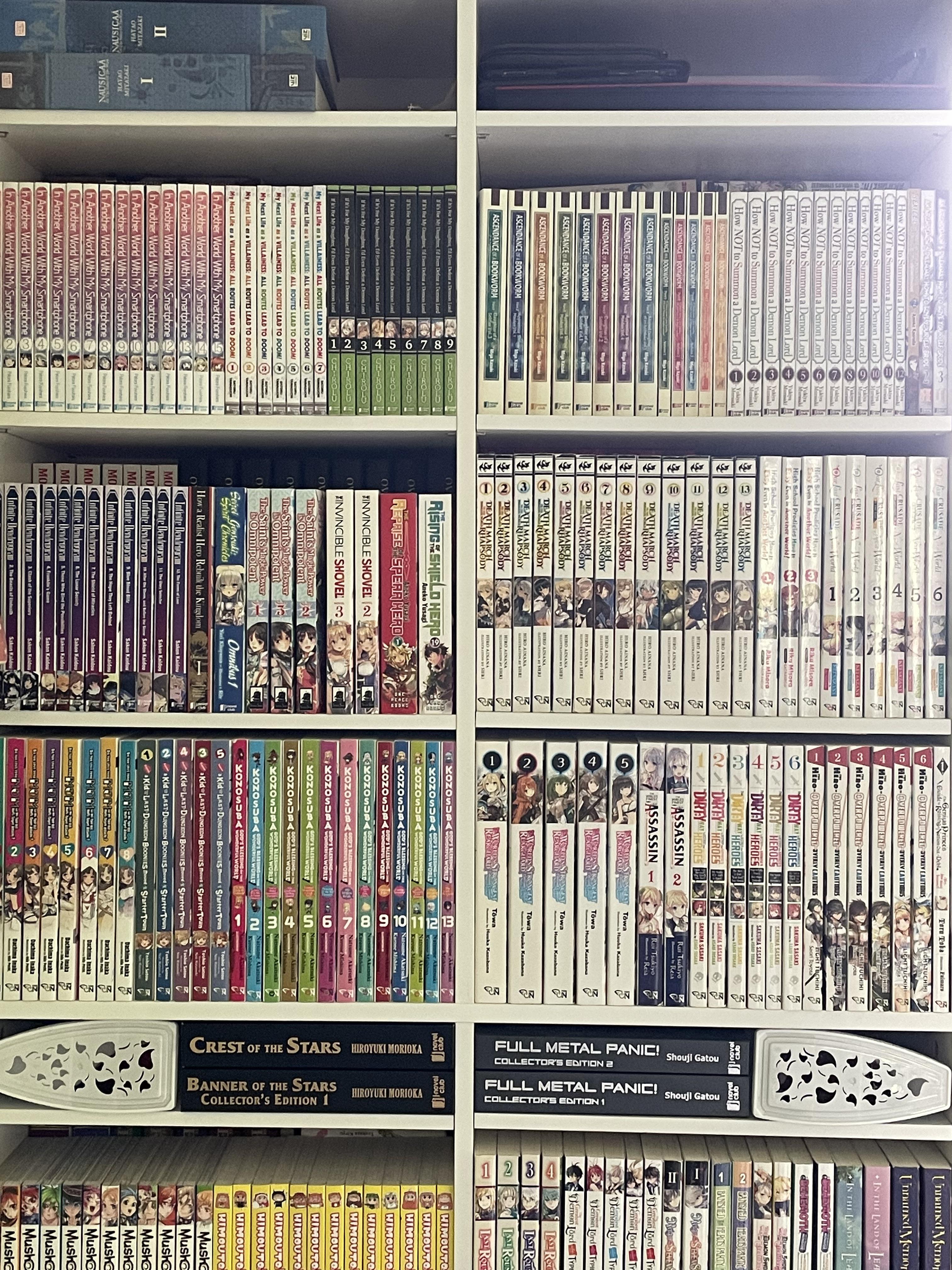 Started reading light novels this month here is my collection so far