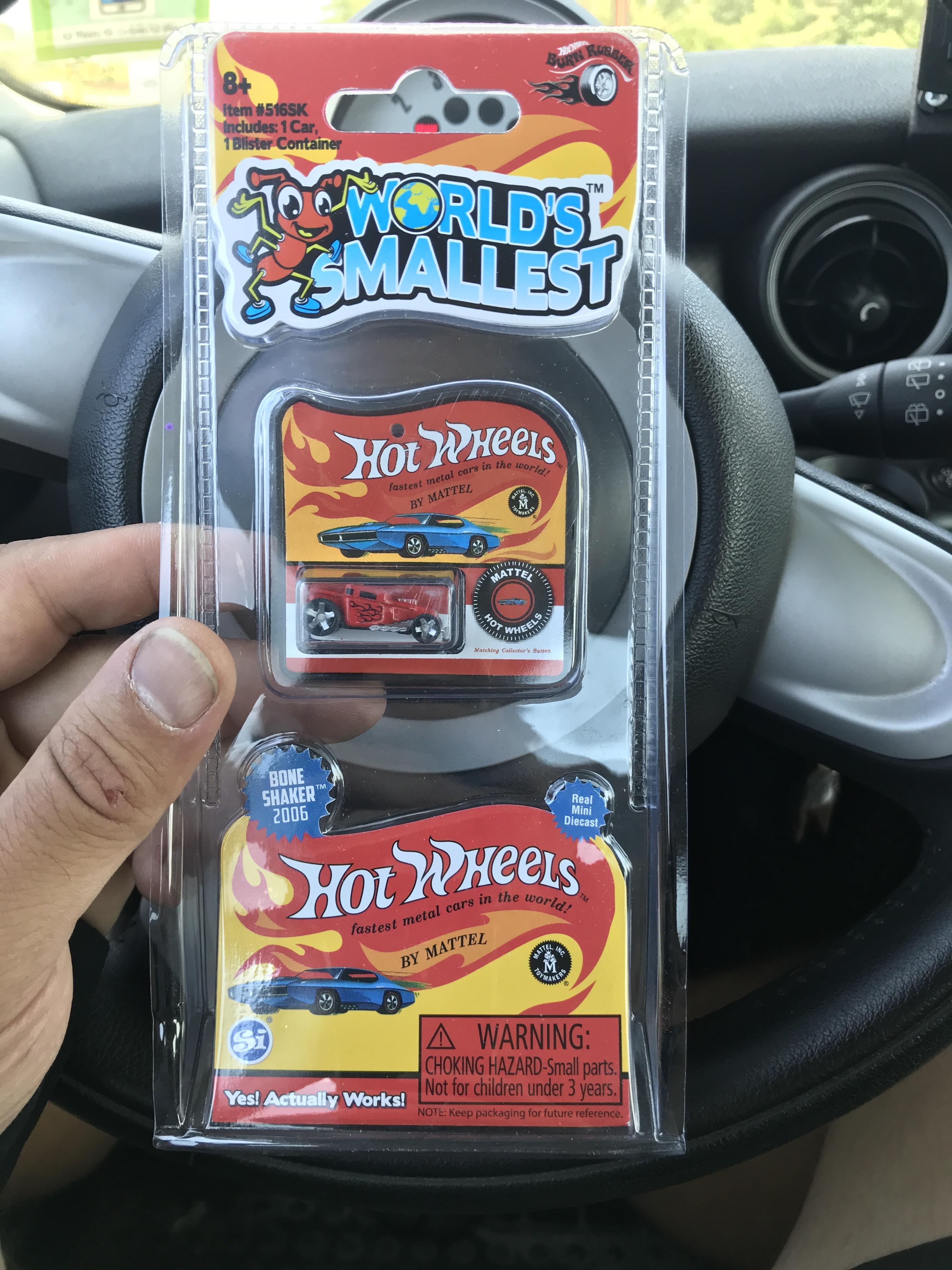Anyone seen these before. Found only one in Walmart. Tiny hot wheels