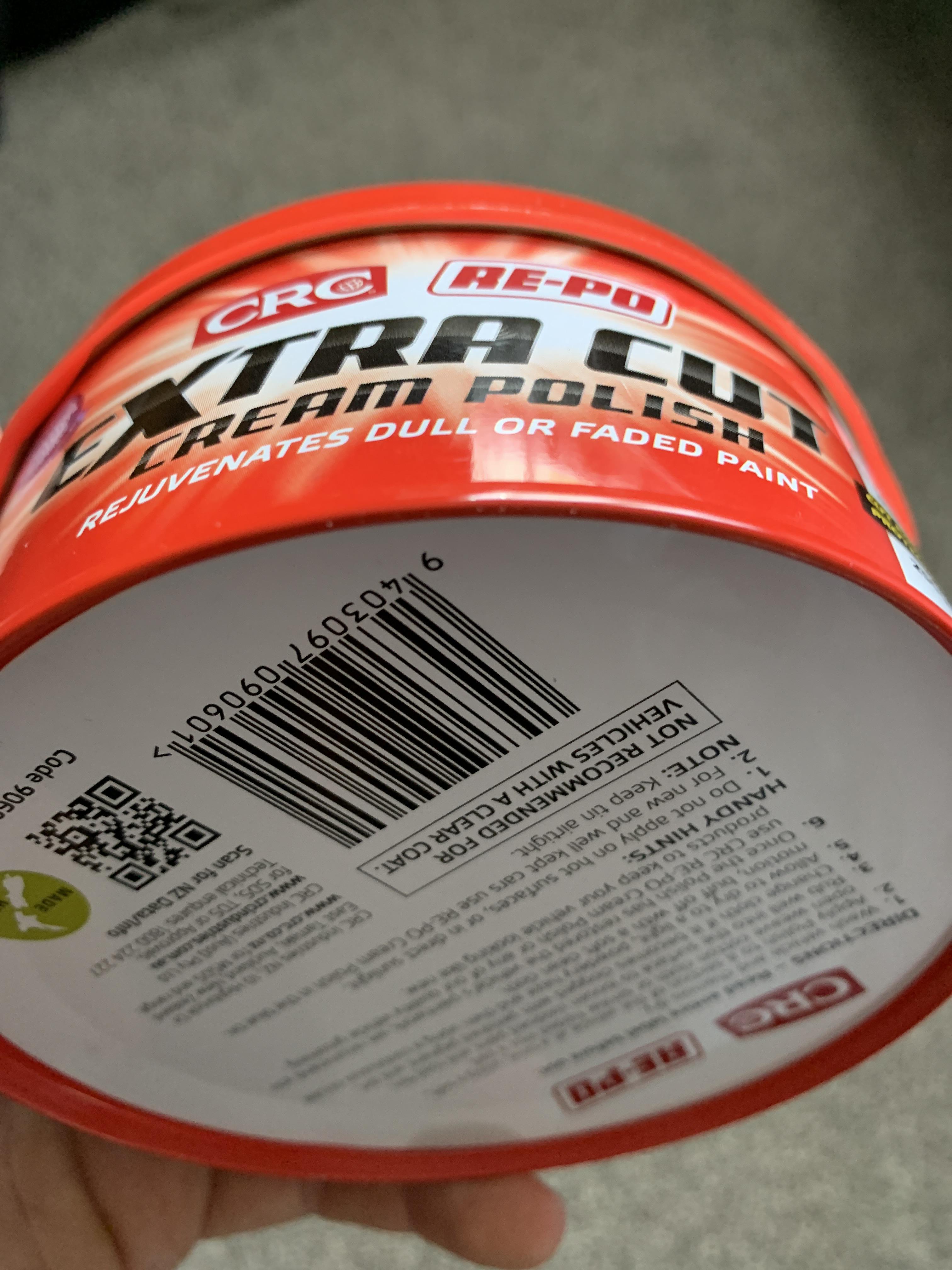 I am colour correcting some haze on my clear coat, and I choose this cutting compound to use