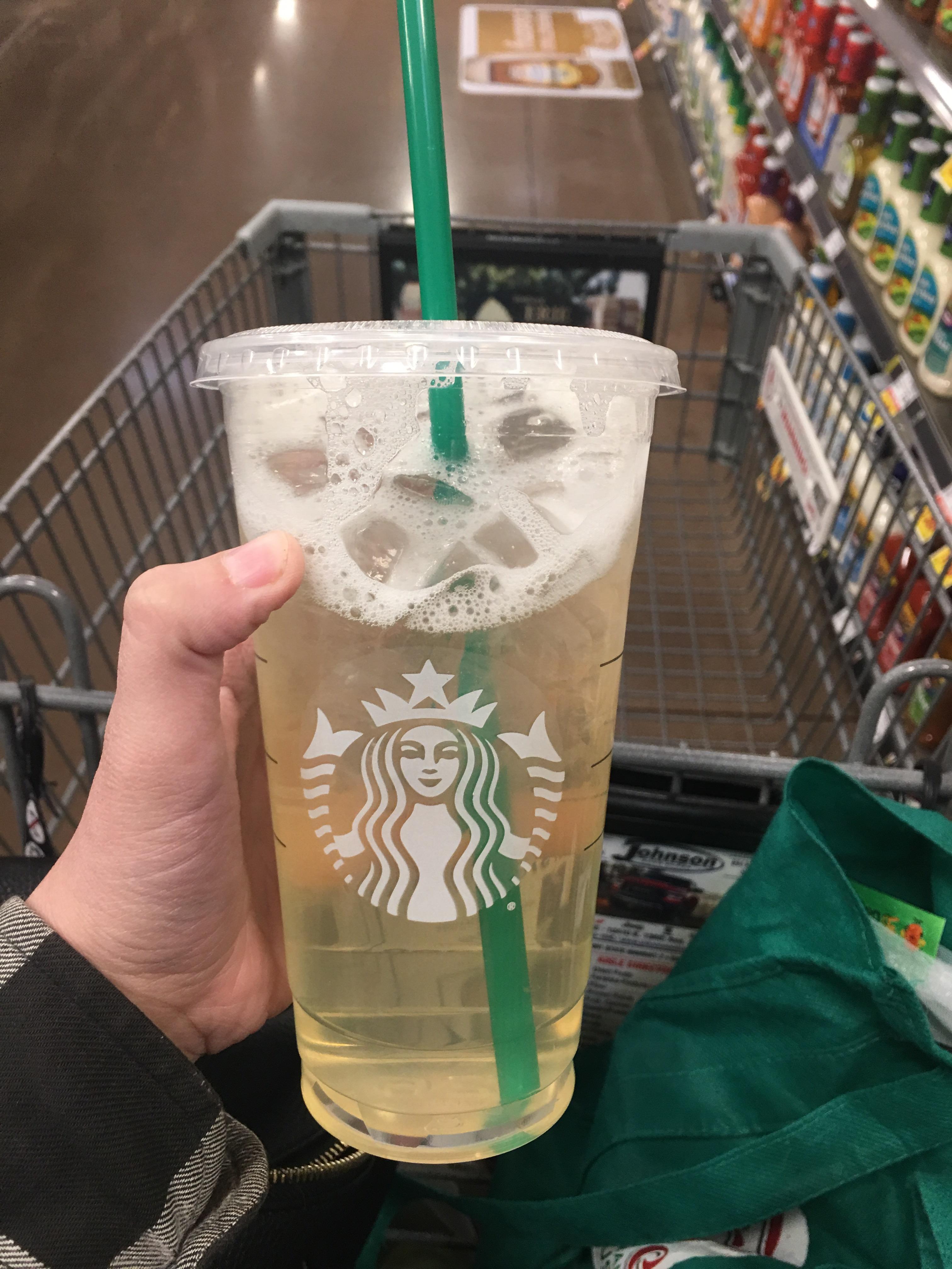 (Customer here) I ordered a venti dragon drink with half fruit. Was
