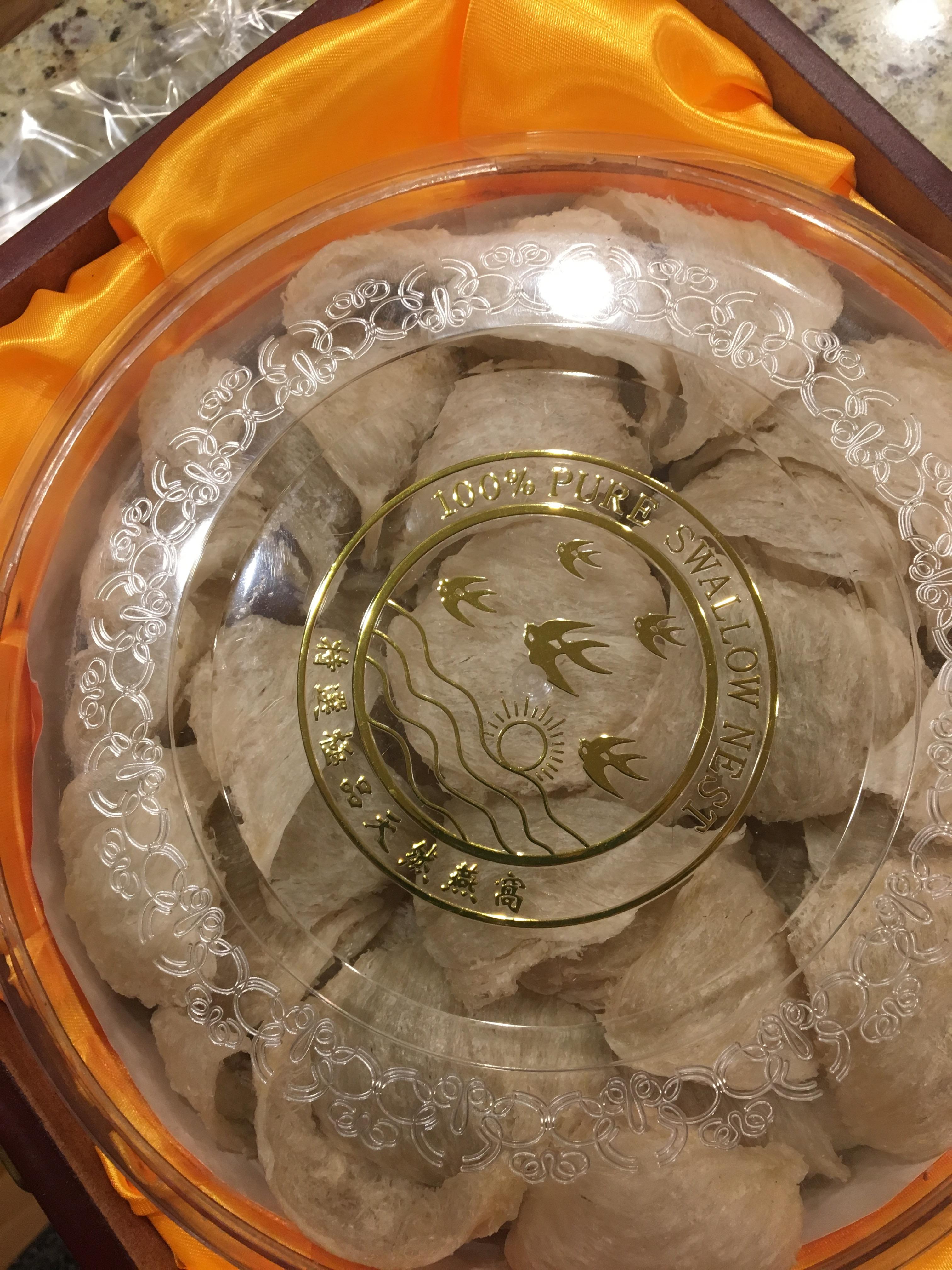 Swallow Nest for Soup was given to me as a gift in China, don’t know
