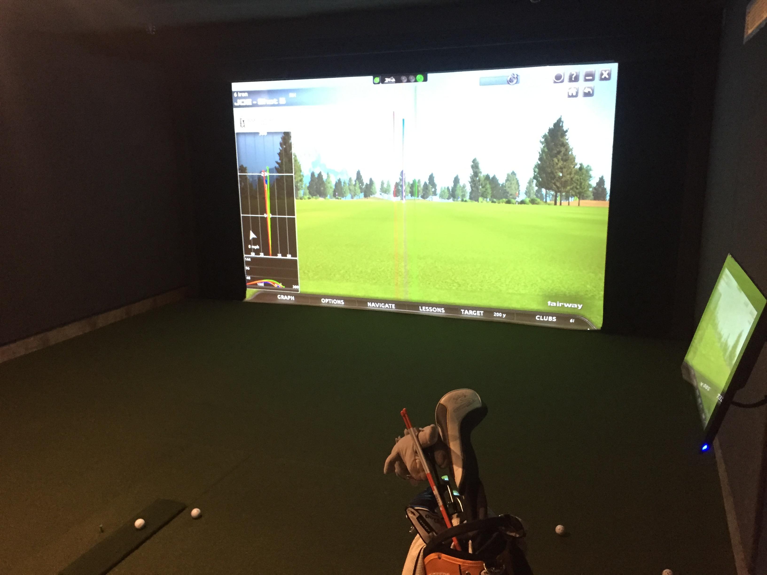 My apartment complex just installed a simulator. Goodbye GPA. r/golf