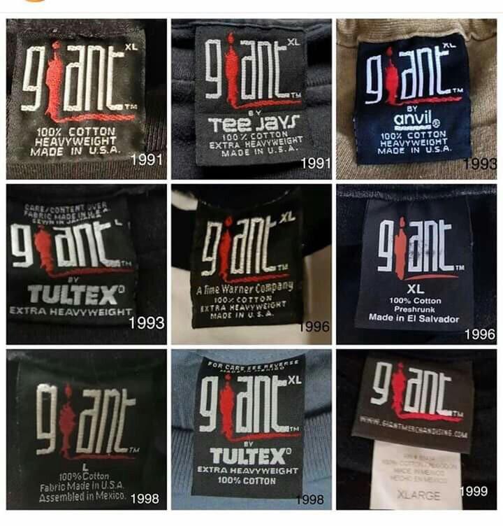 Giant tags. This is the only sequenced Giant tag photo I can find on