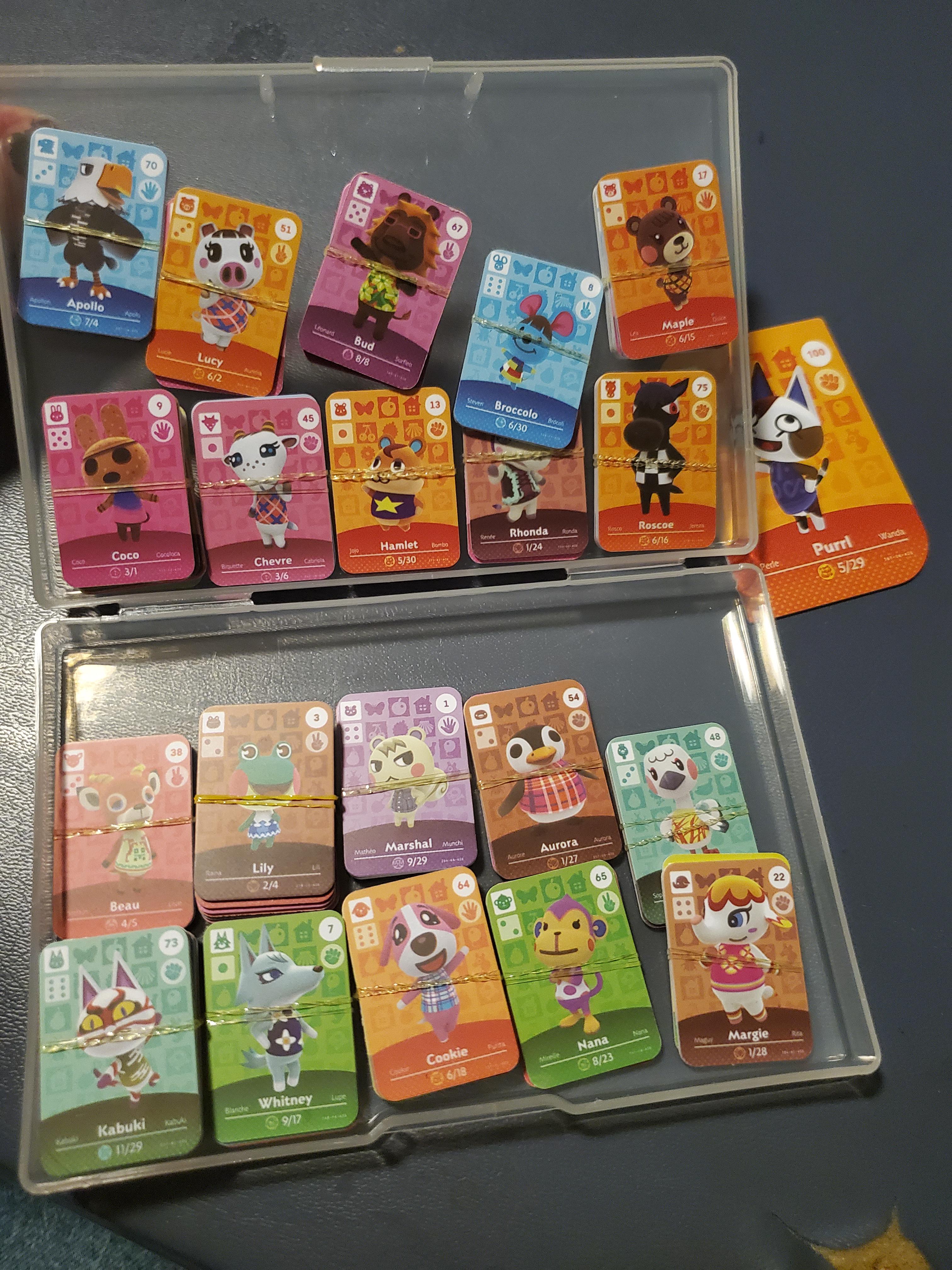 Just got these mini Amiibo cards today. Total of 75 villager cards and