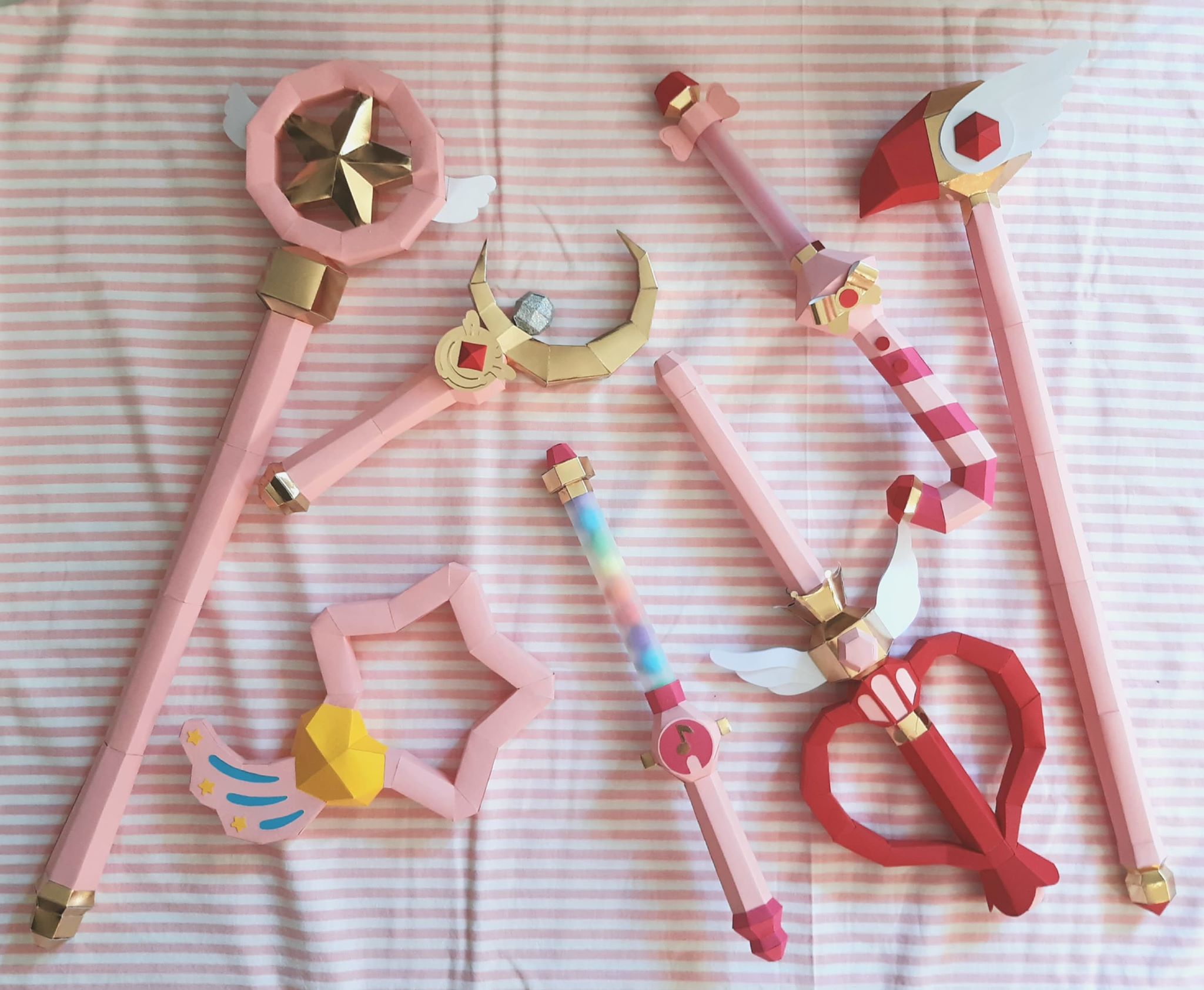 I've been doing real size magical girl wands for the past year