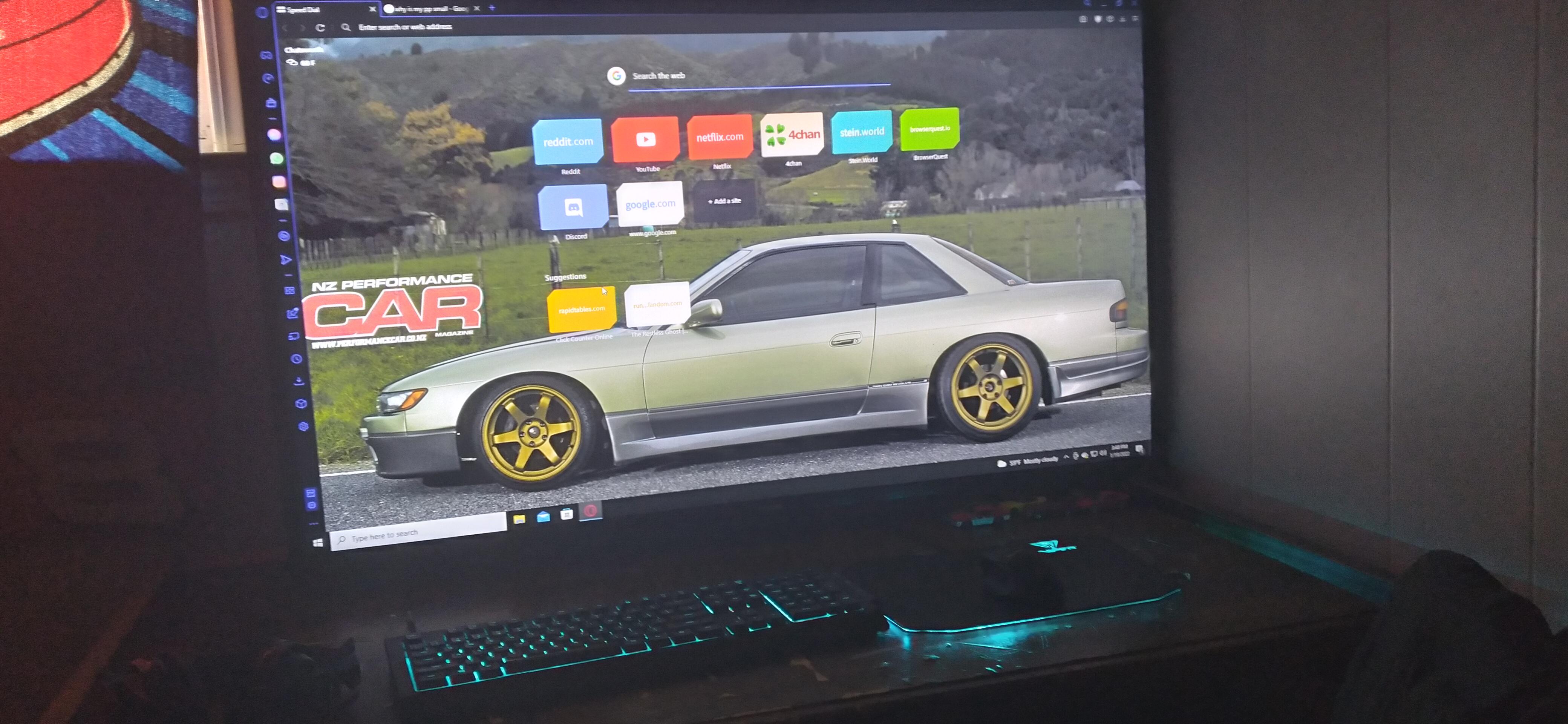 Ya know what this huge TV is good for? Gaming. Nothing else