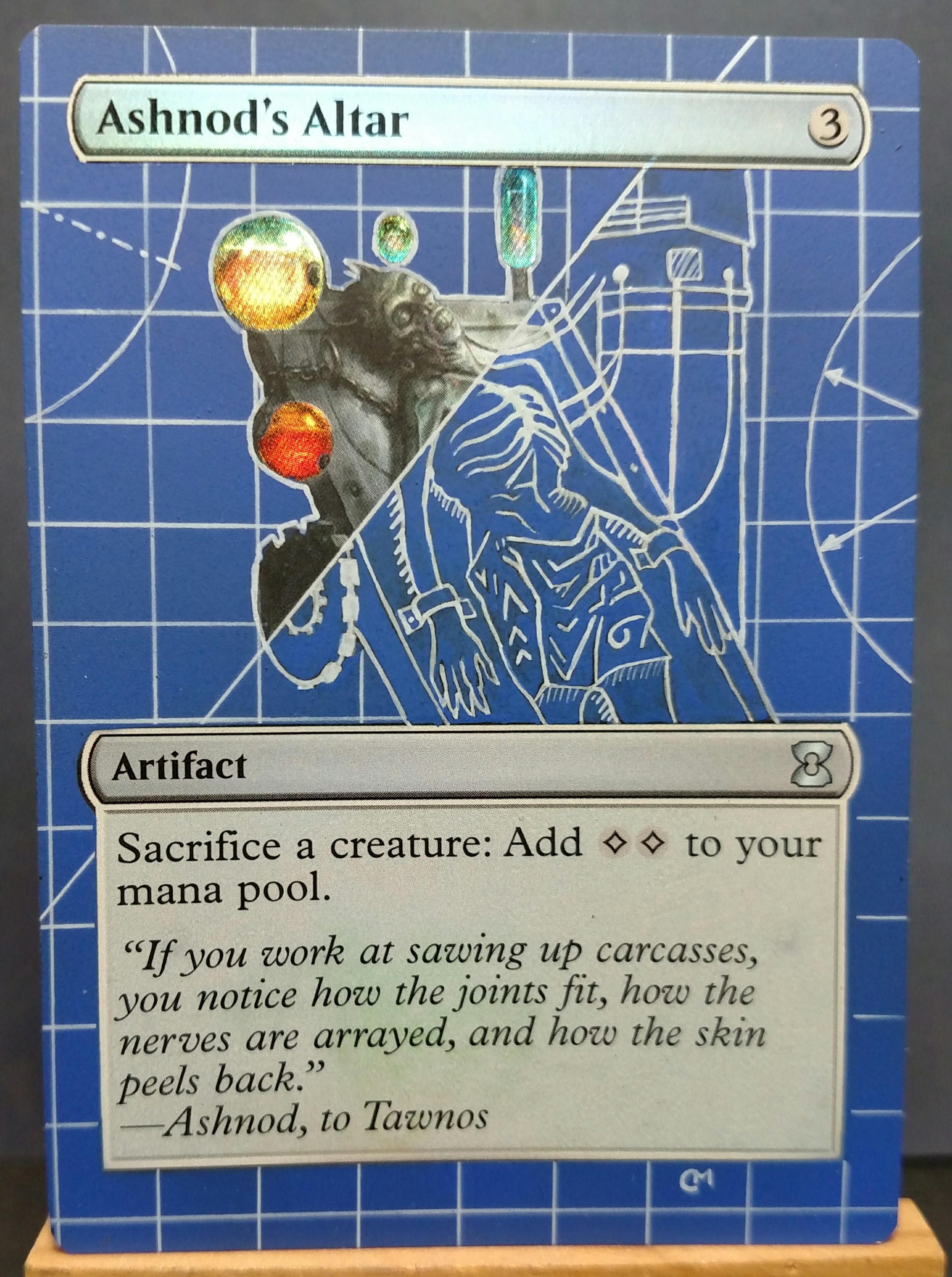 Blueprint style Ashnod's Altar -(NFS) : r/mtgaltered