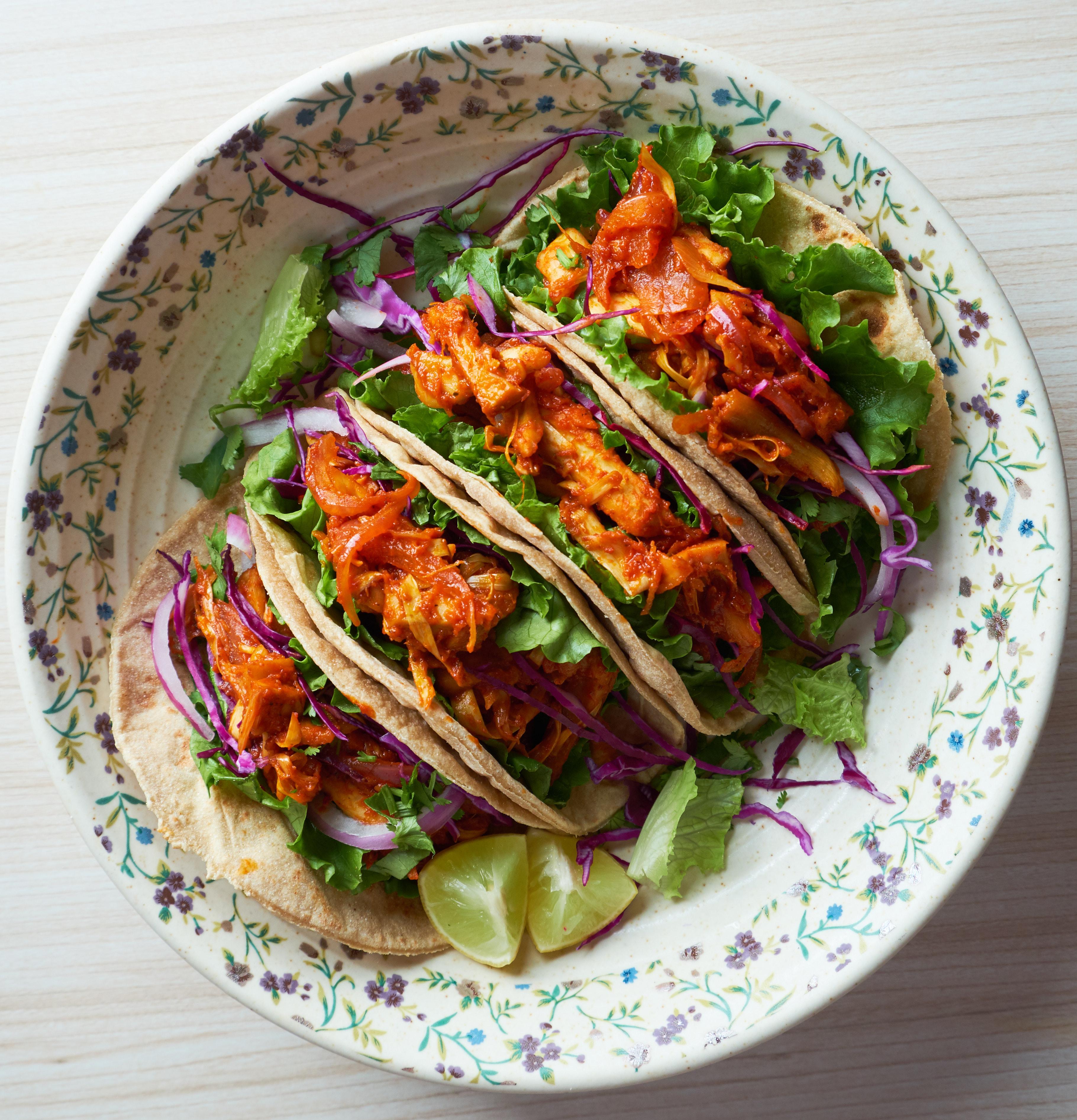 Jackfruit Tacos r/veganrecipes