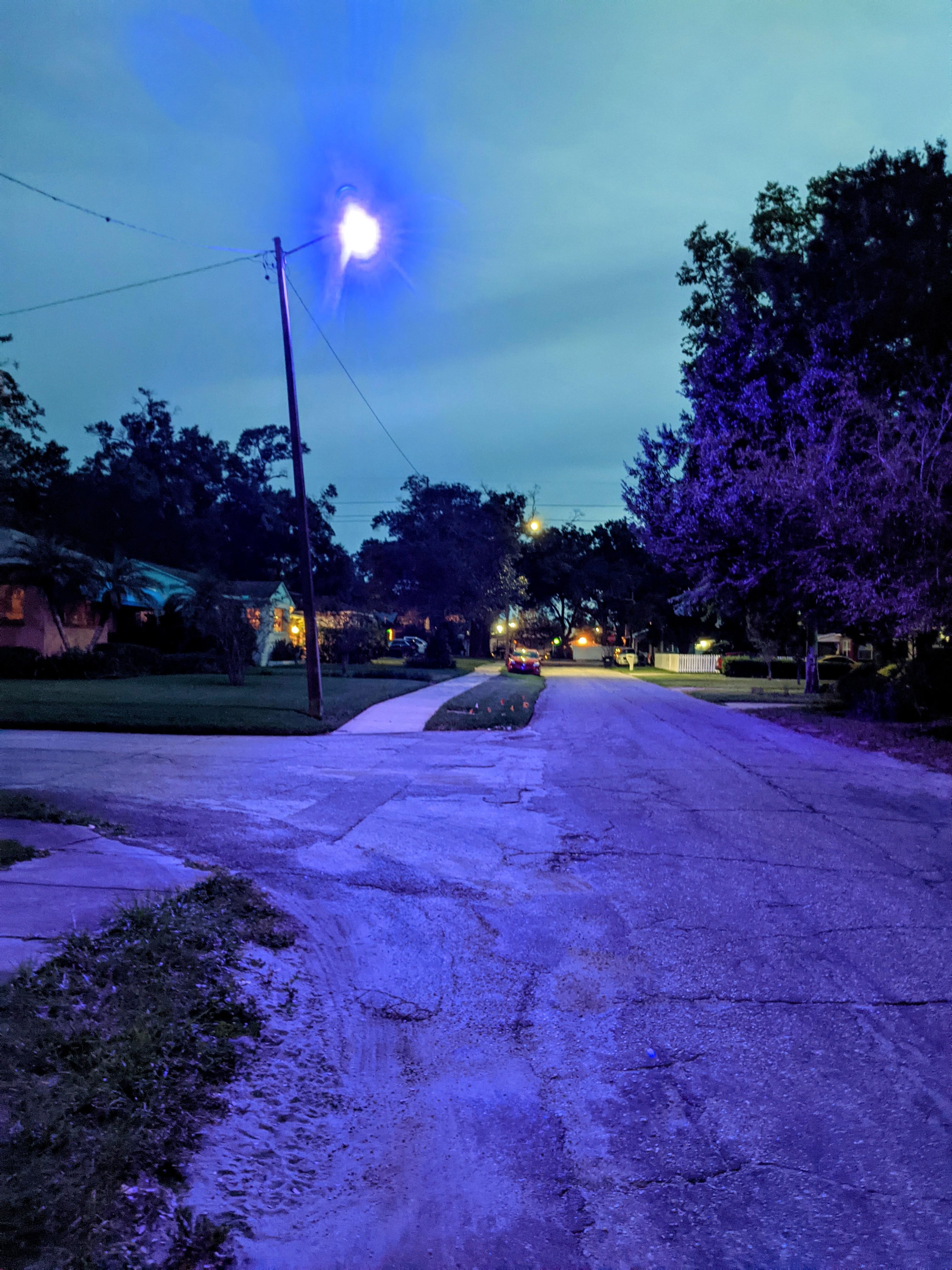 What's with all these blue street lights I see popping up everywhere